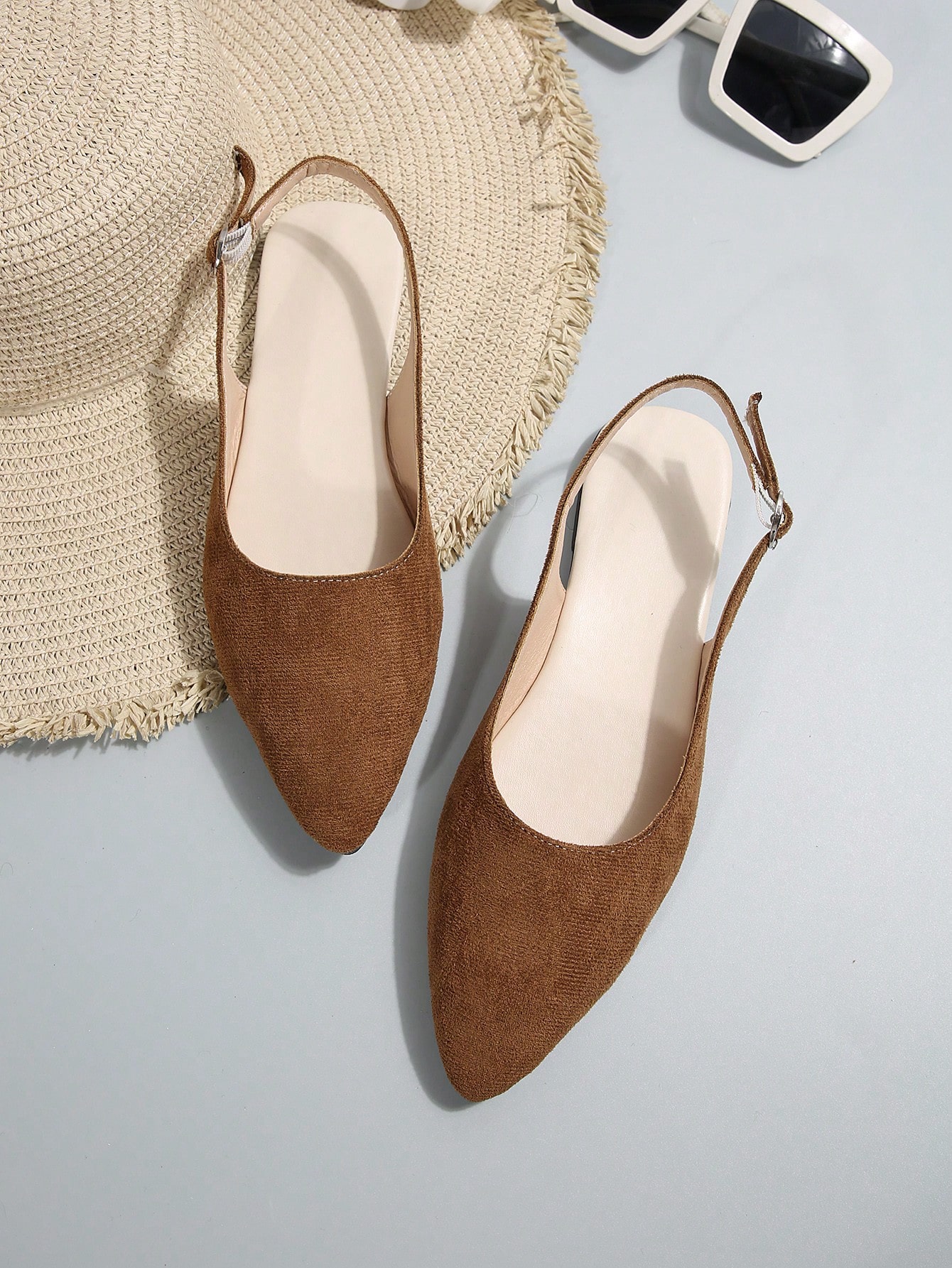 In Coffee Brown Women Flats