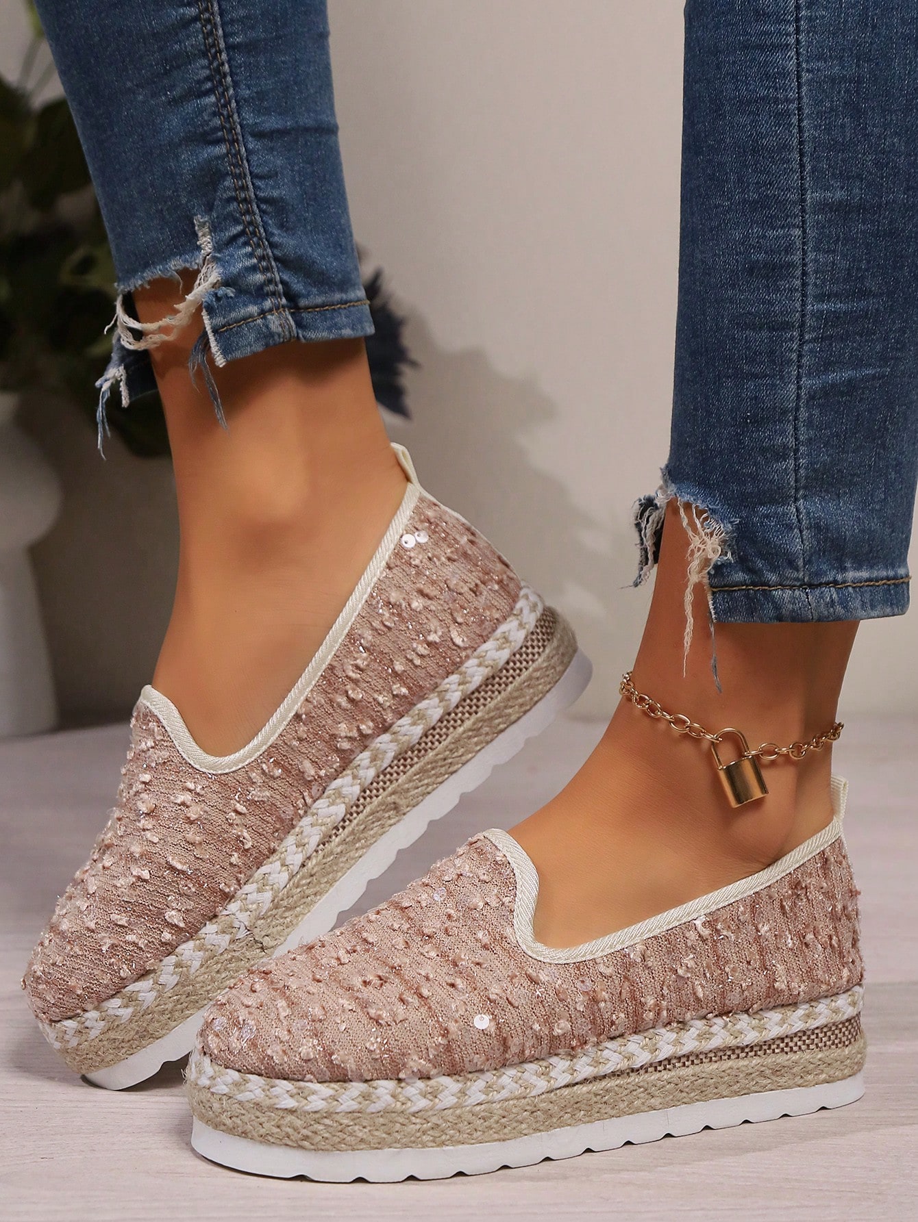 In Pink Women Wedges & Flatform