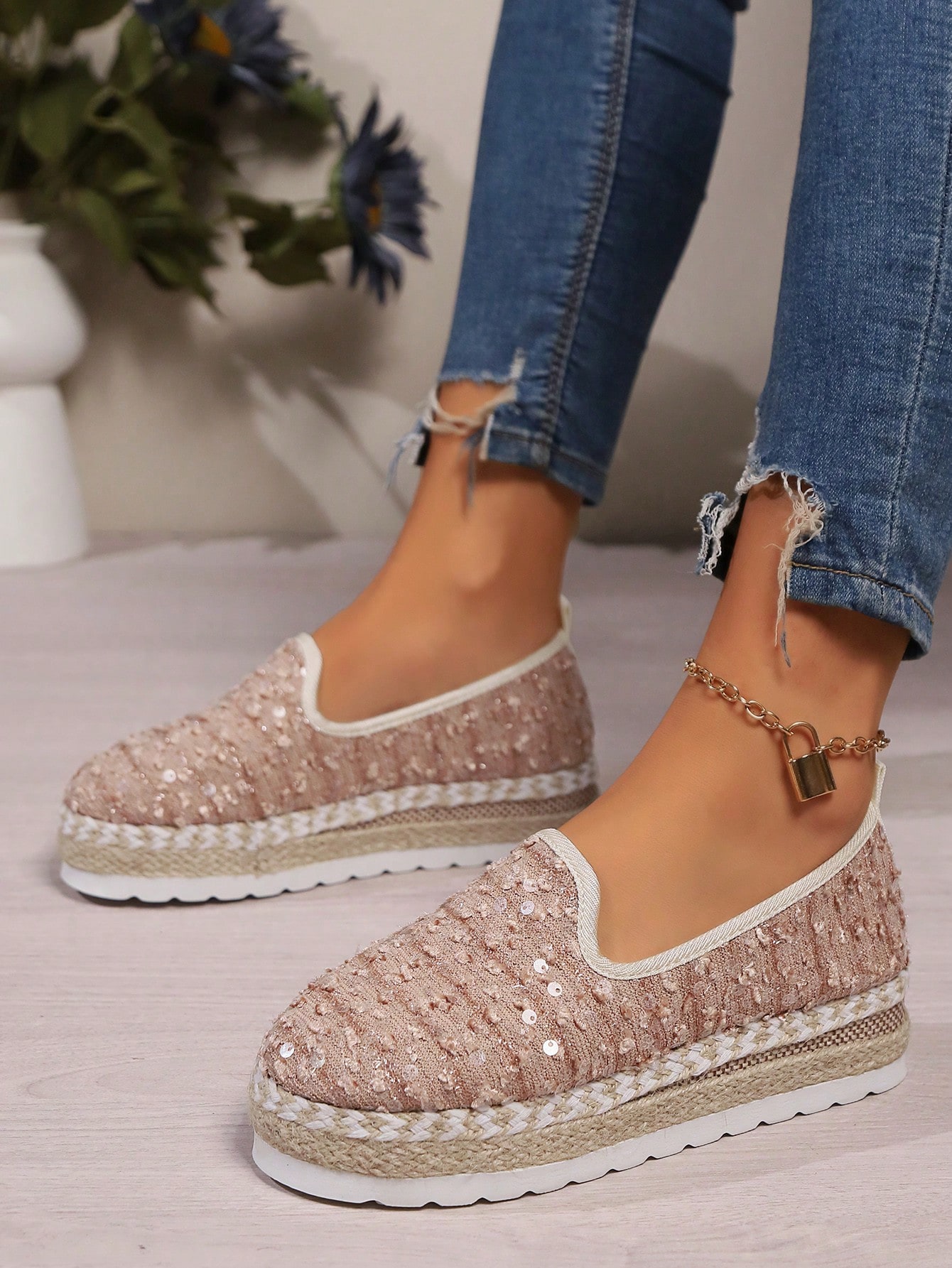 In Pink Women Wedges & Flatform