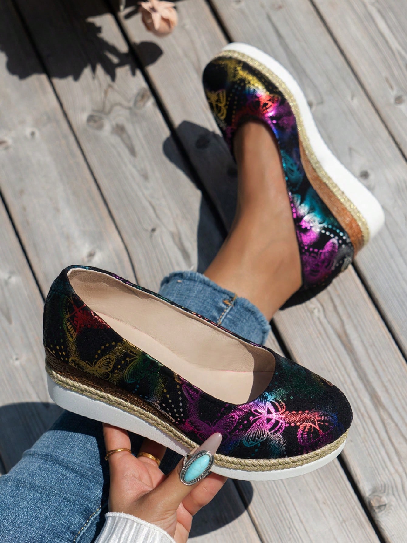 In Multicolor Women Wedges & Flatform