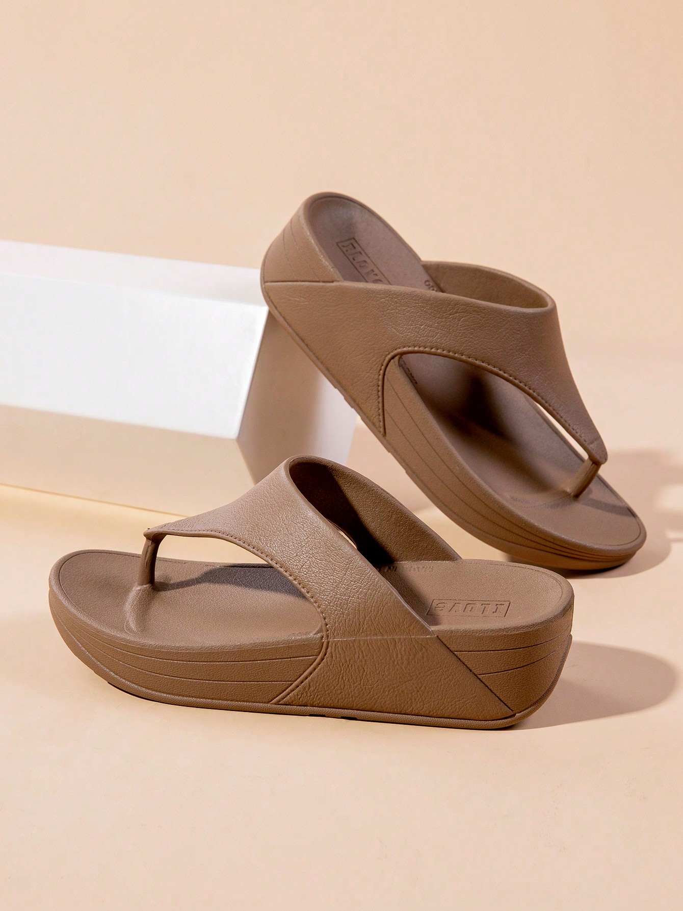 In Brown Women Flip-Flops