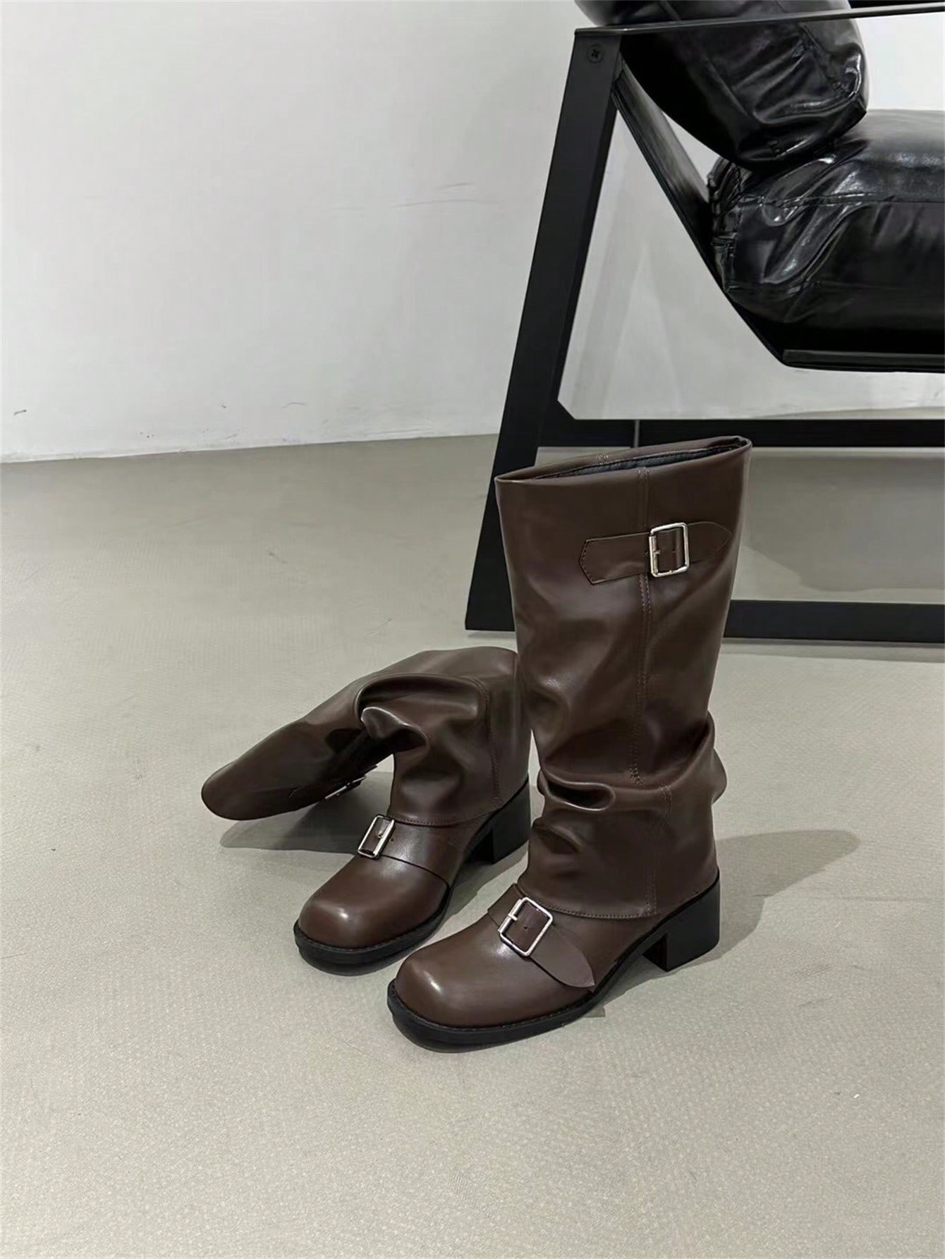 In Brown Women Mid-Calf Boots