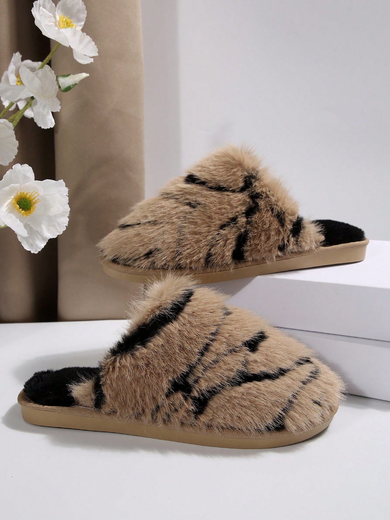 In Khaki Women Home Slippers