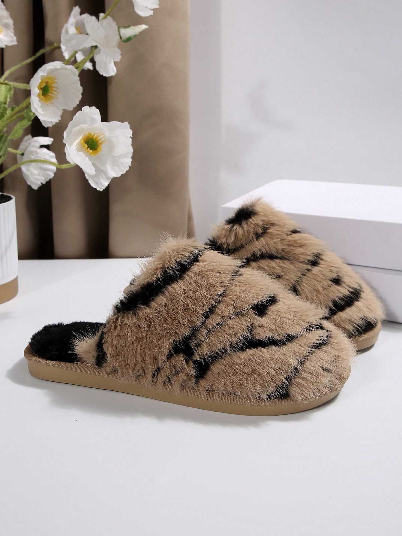 In Khaki Women Home Slippers