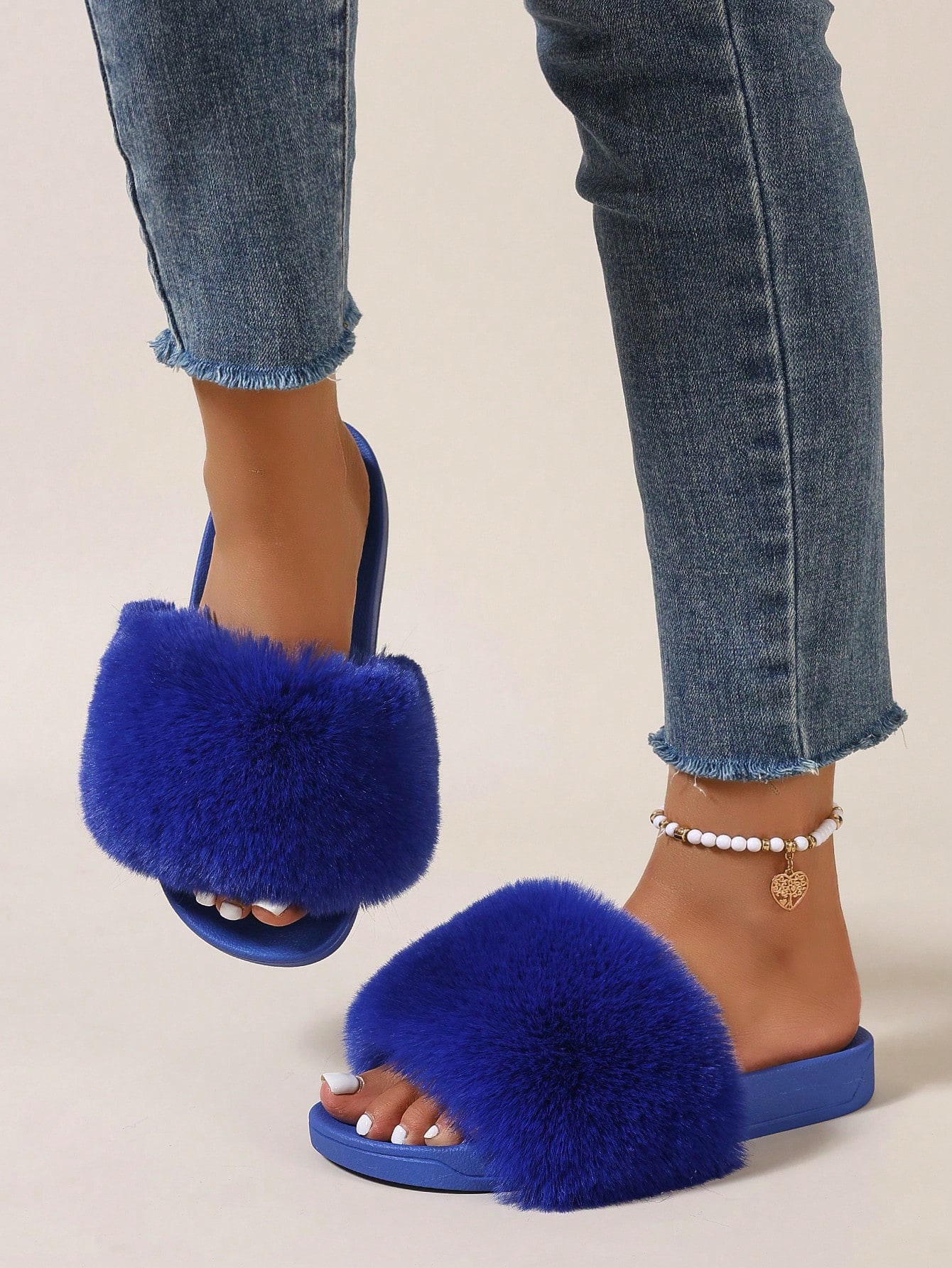 In Blue Women Slippers