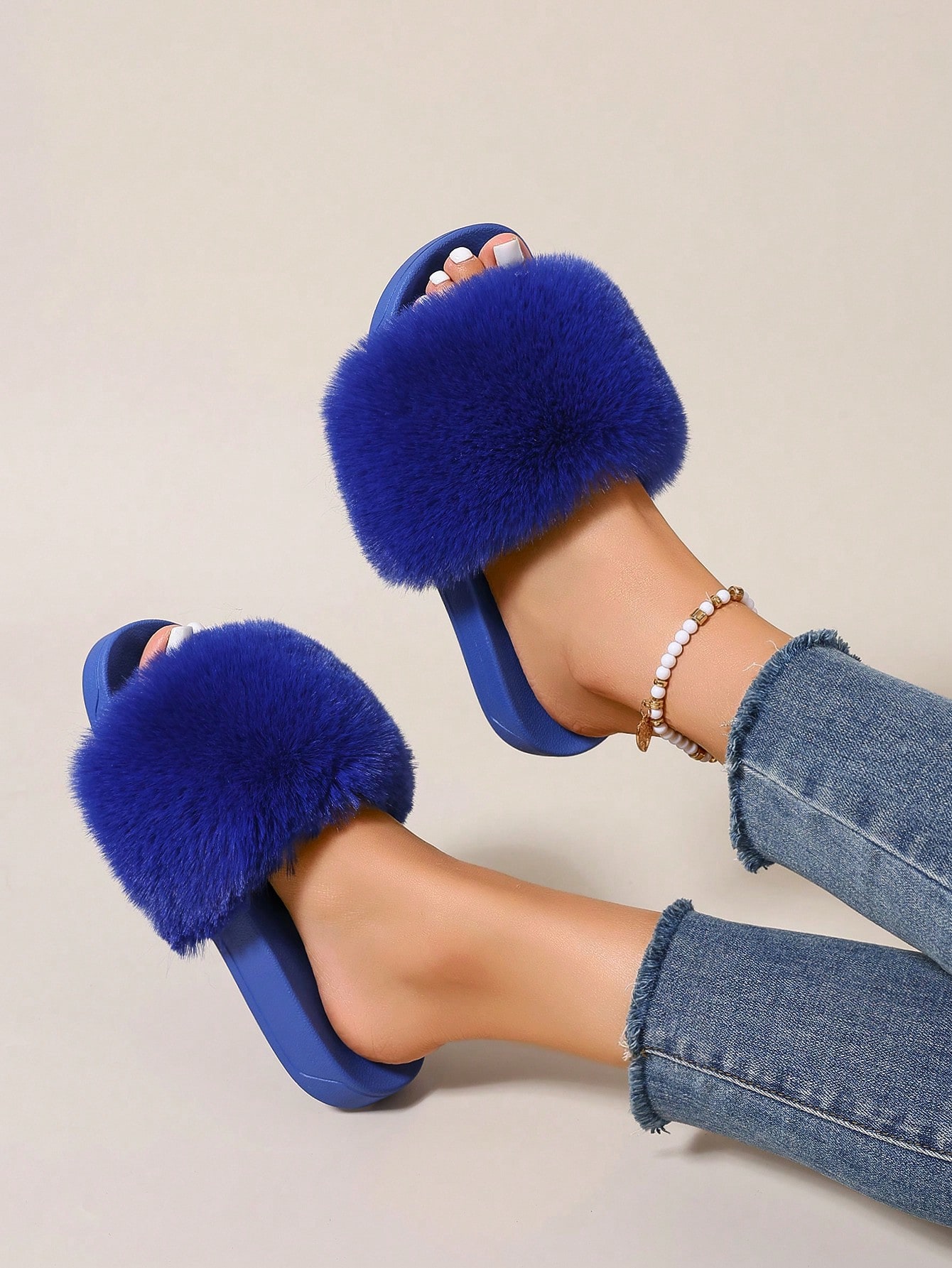 In Blue Women Slippers