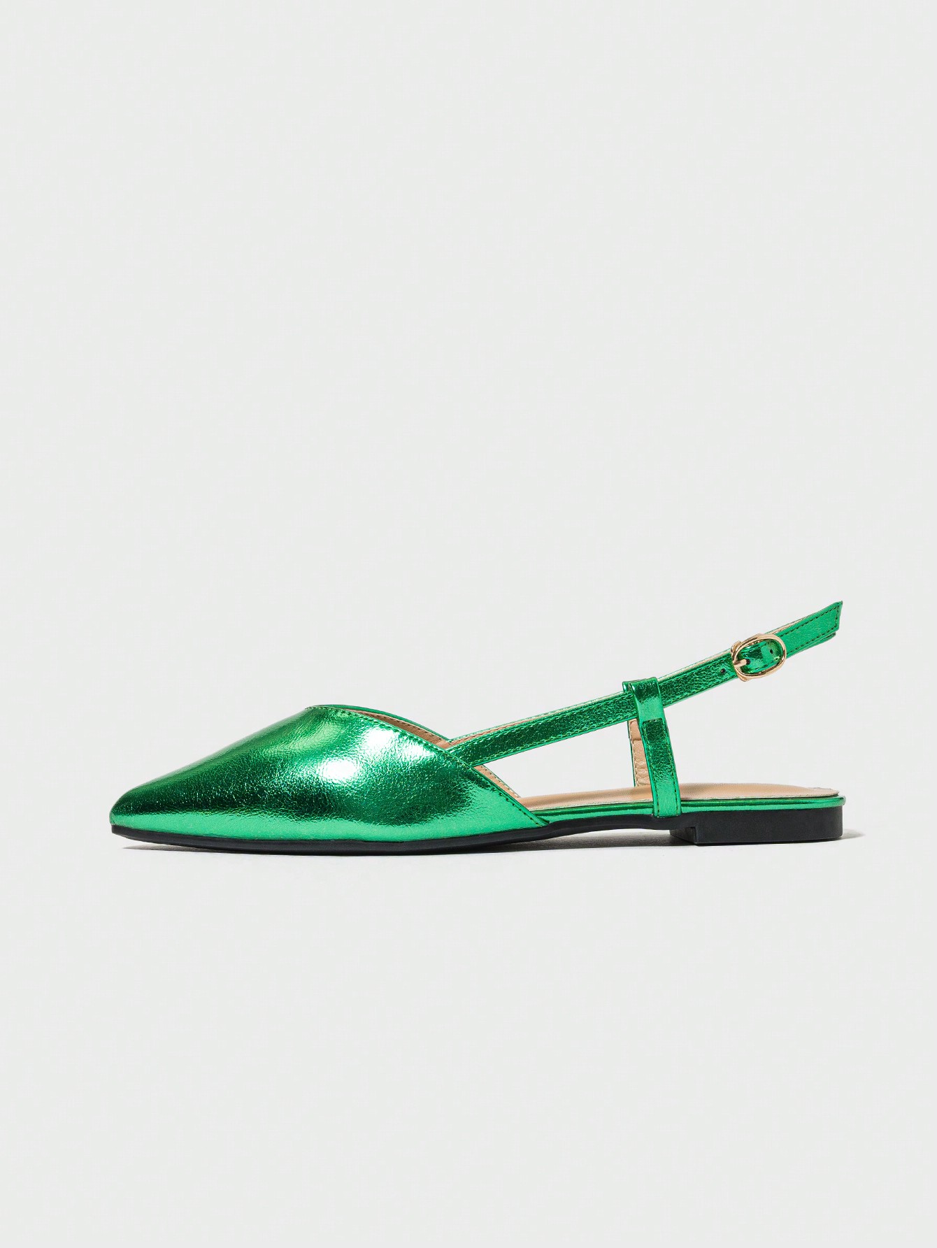 In Green Women Flats