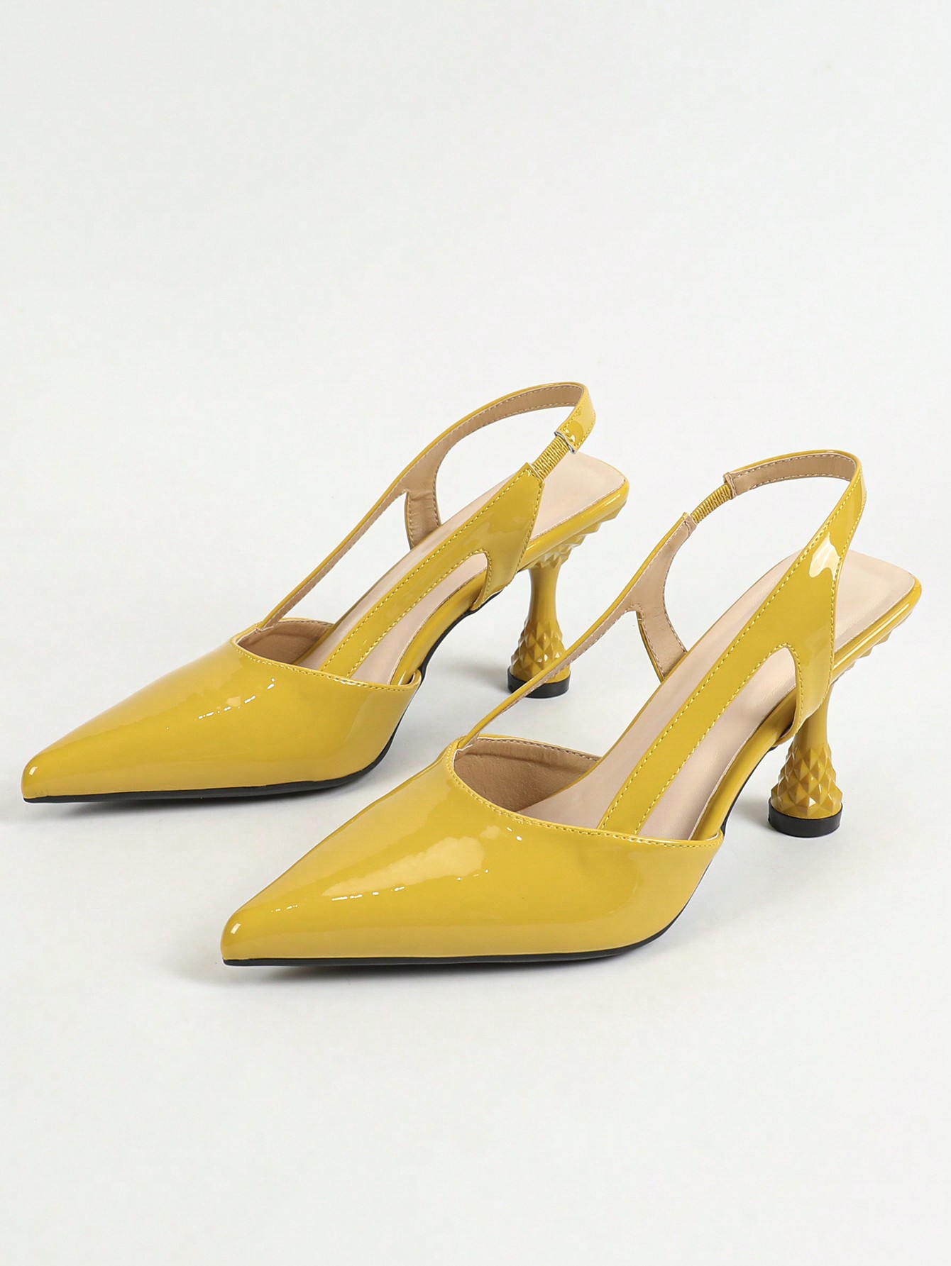 In Mustard Yellow Women Shoes