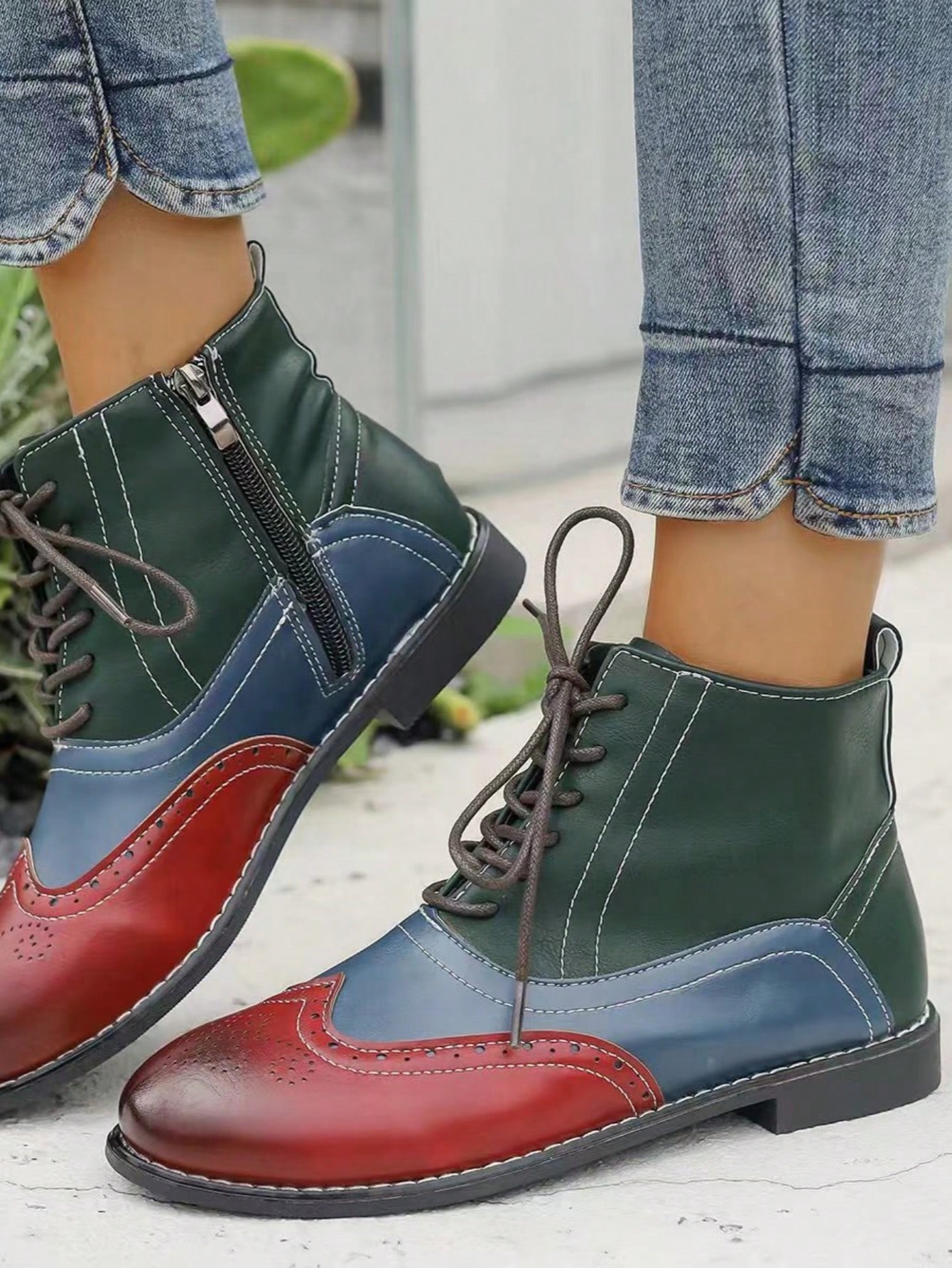 In Green Women Ankle Boots & Booties