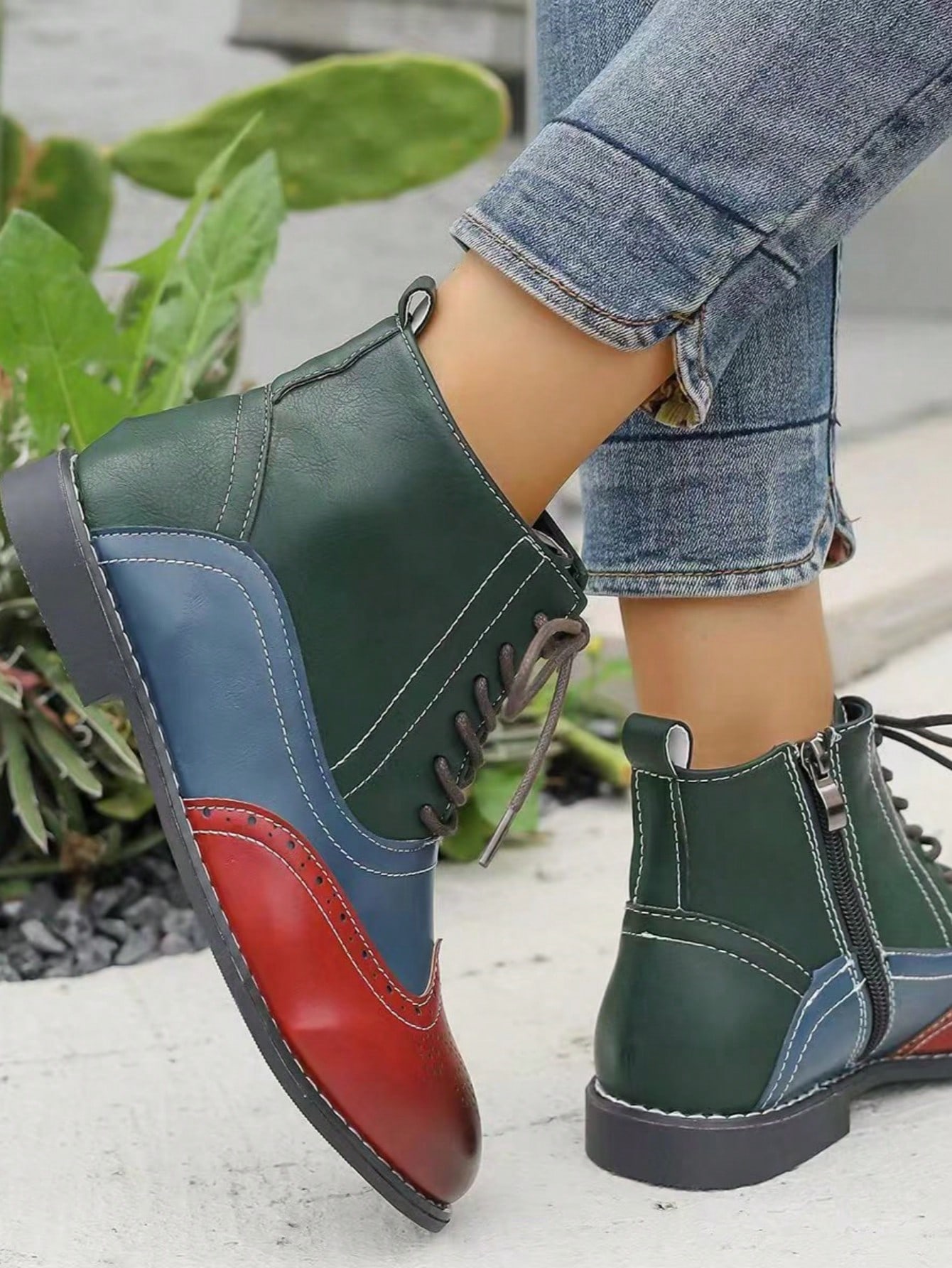 In Green Women Ankle Boots & Booties