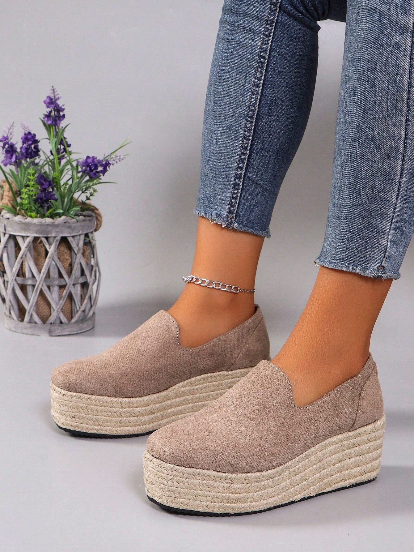 In Khaki Women Wedges & Flatform