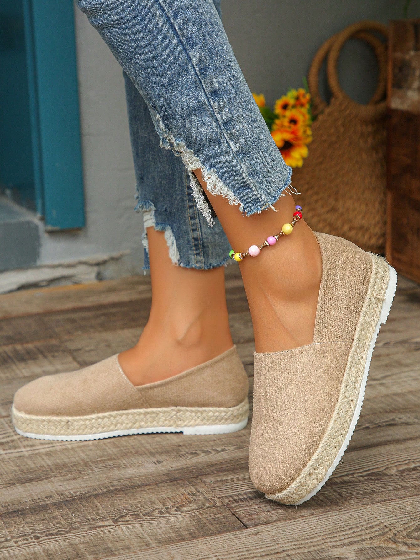 In Khaki Women Wedges & Flatform