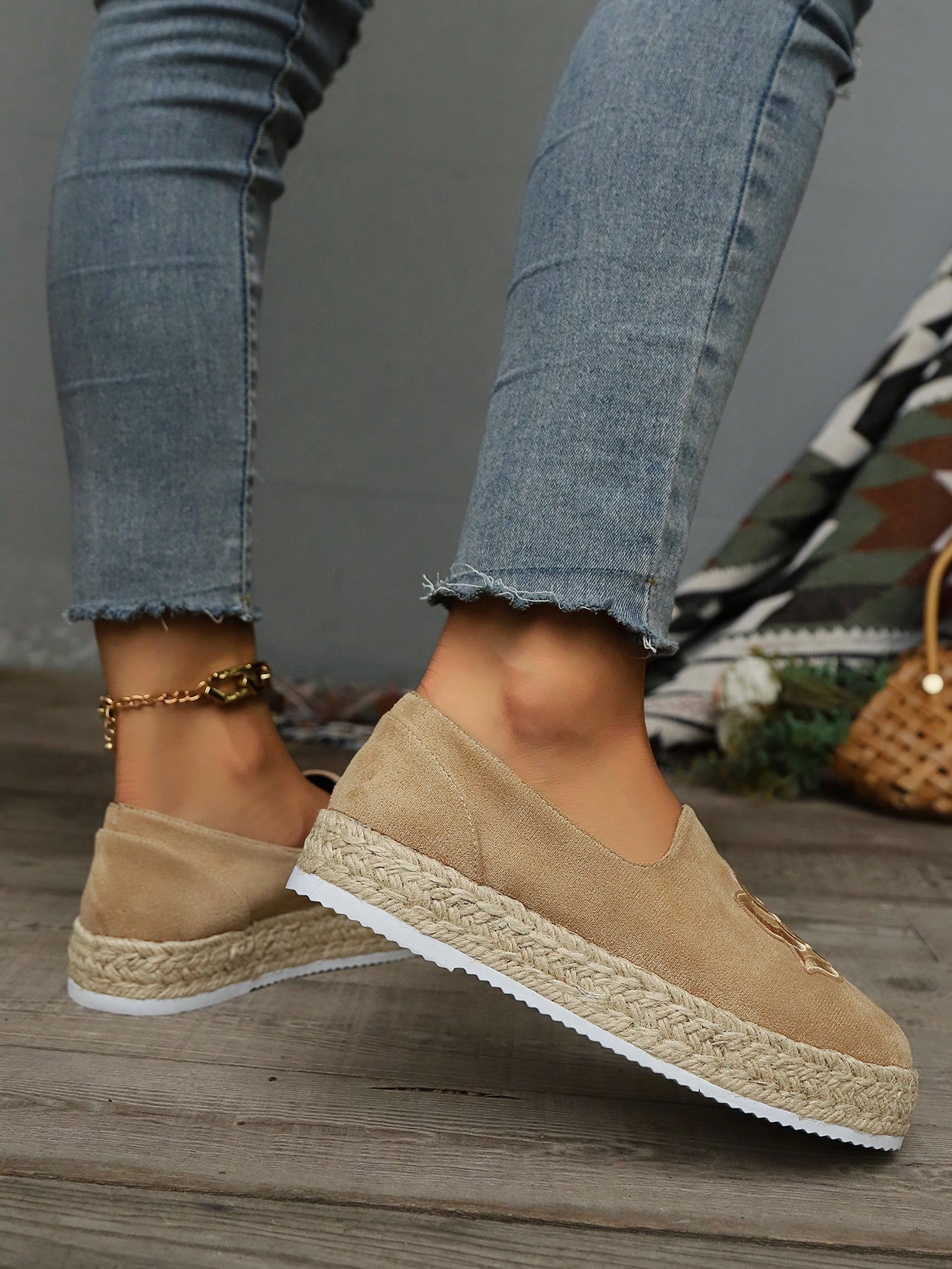 In Khaki Women Wedges & Flatform