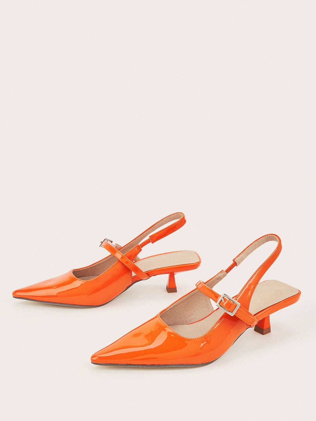 In Orange Women Pumps