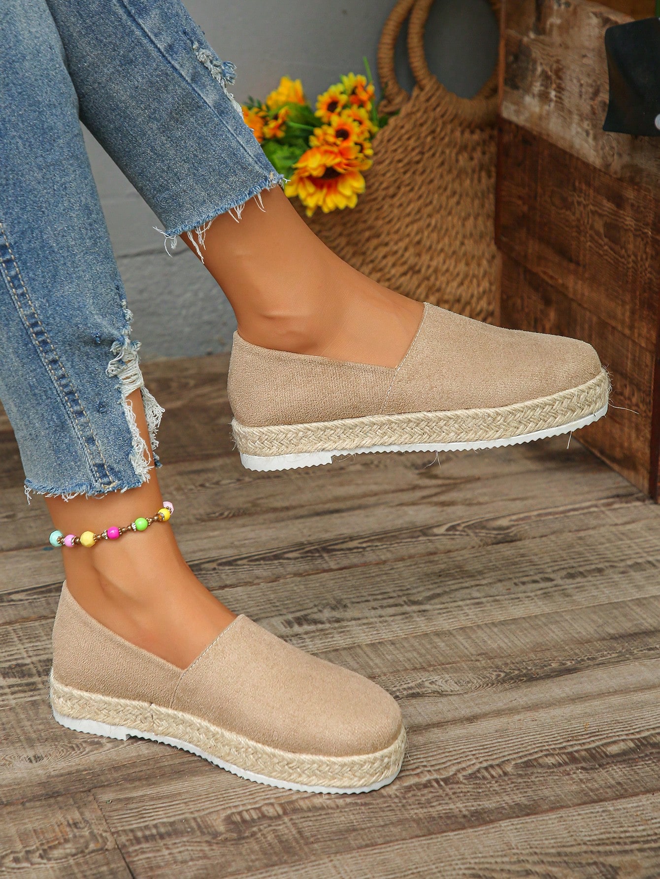 In Khaki Women Wedges & Flatform