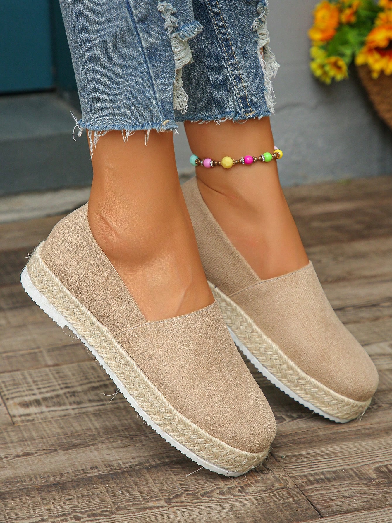 In Khaki Women Wedges & Flatform