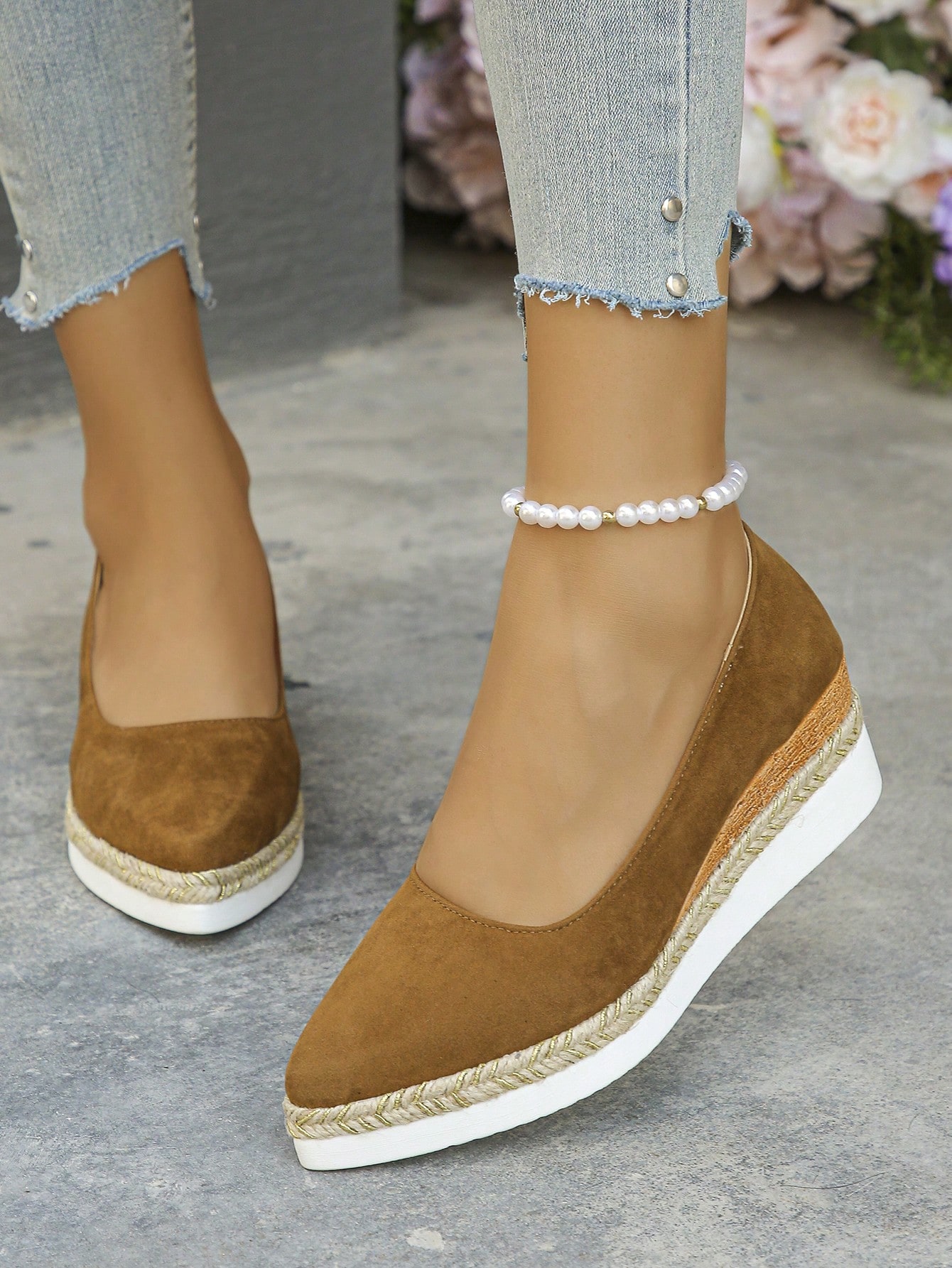 In Brown Women Wedges & Flatform