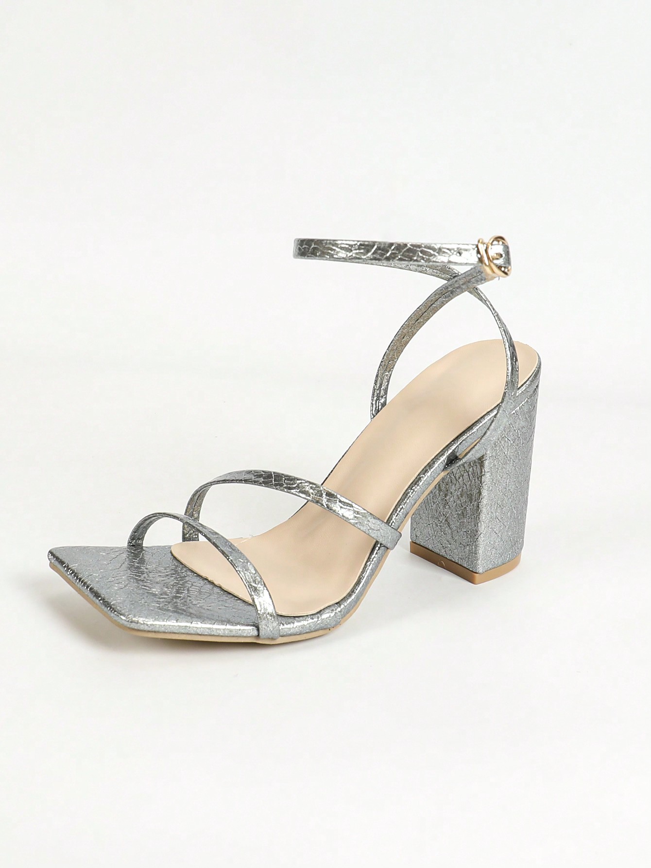 In Grey Women Heeled Sandals