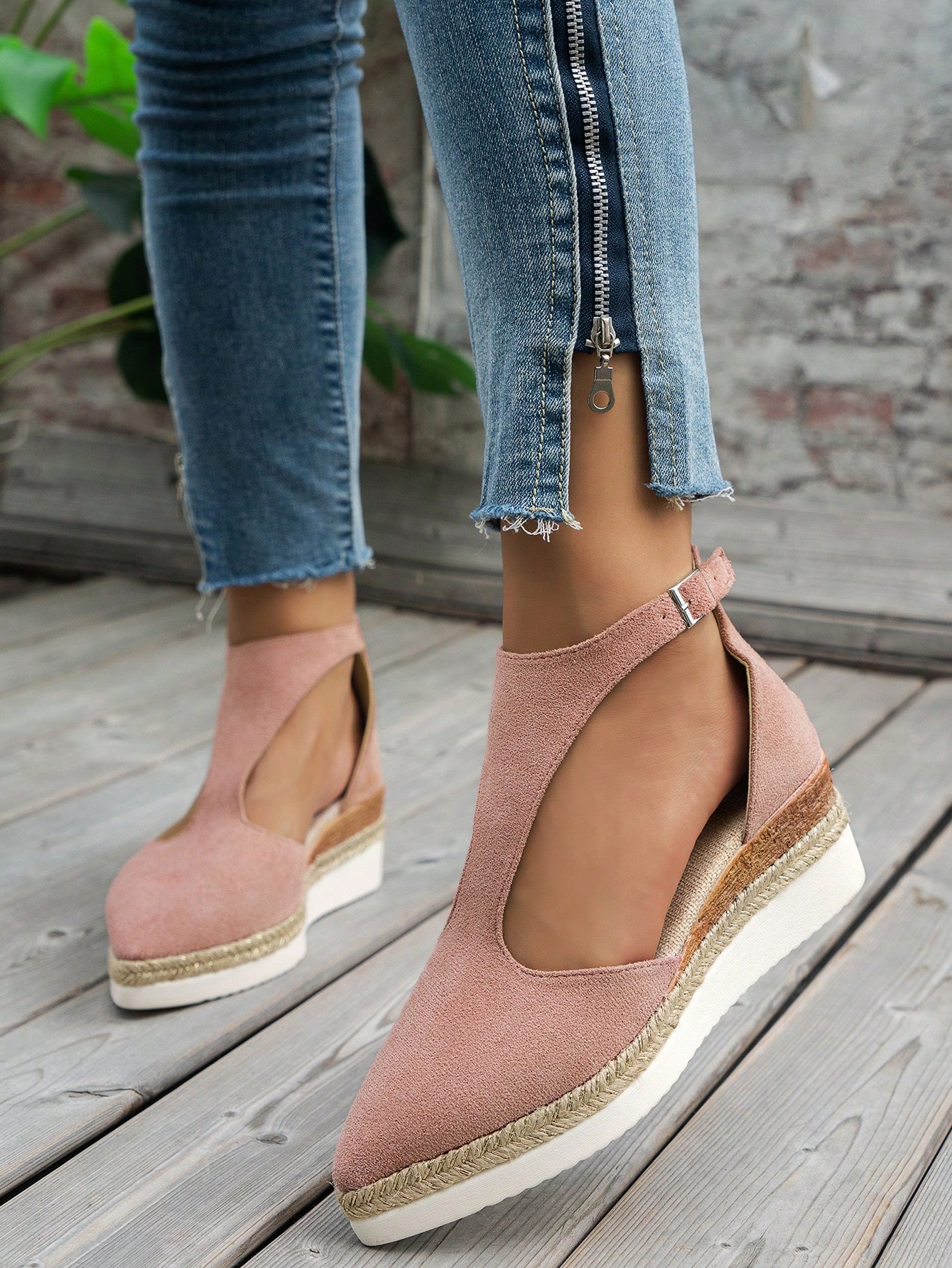 In Pink Women Wedges & Flatform