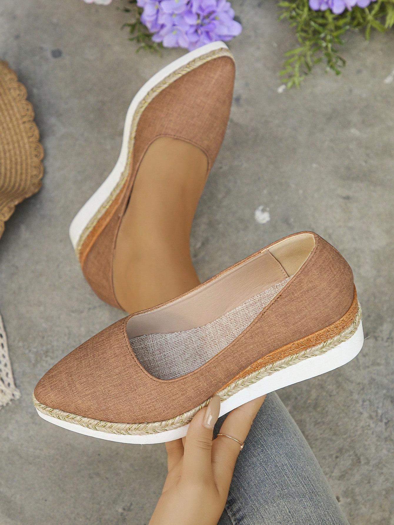 In Khaki Women Wedges & Flatform