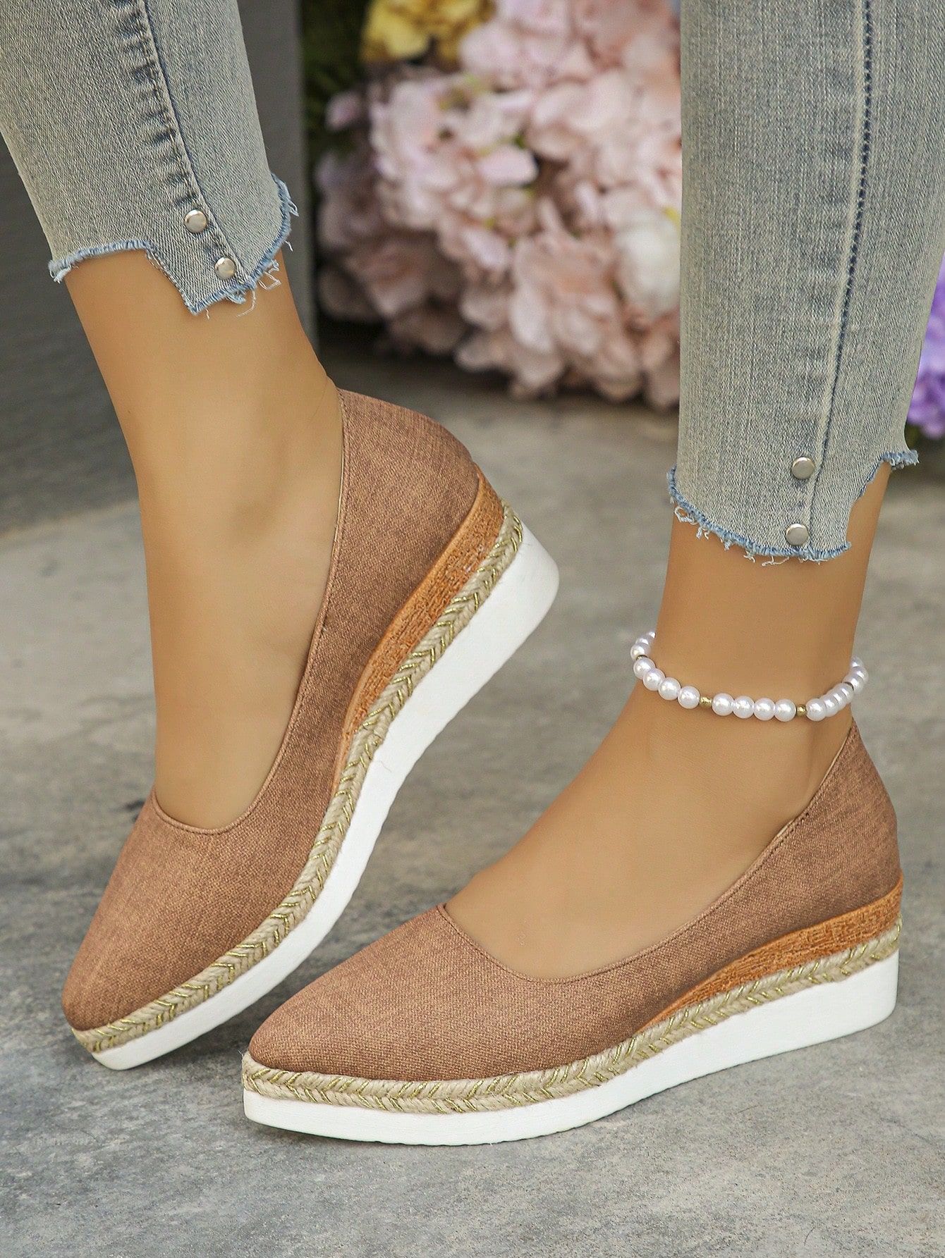 In Khaki Women Wedges & Flatform