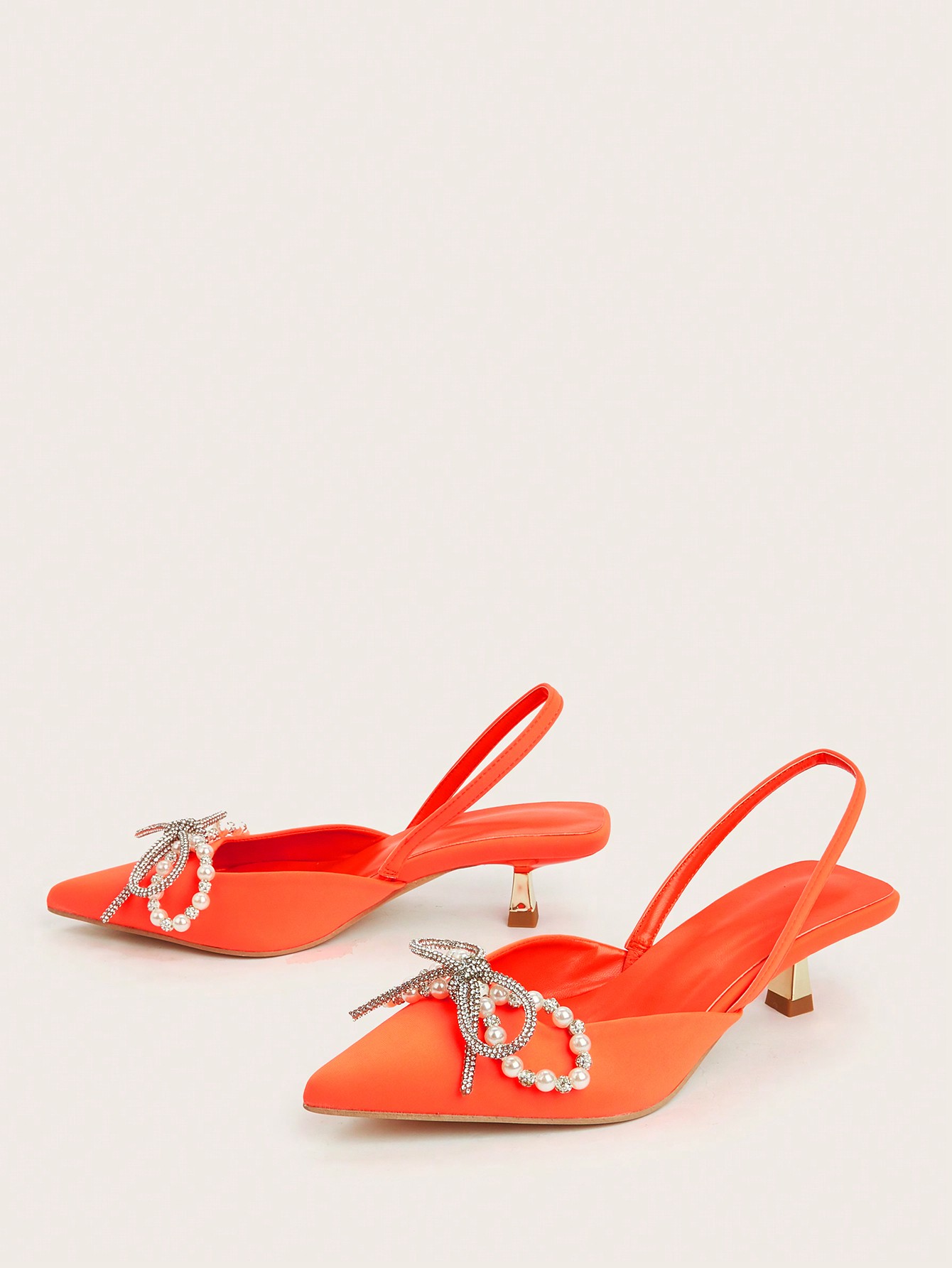 In Orange Women Pumps