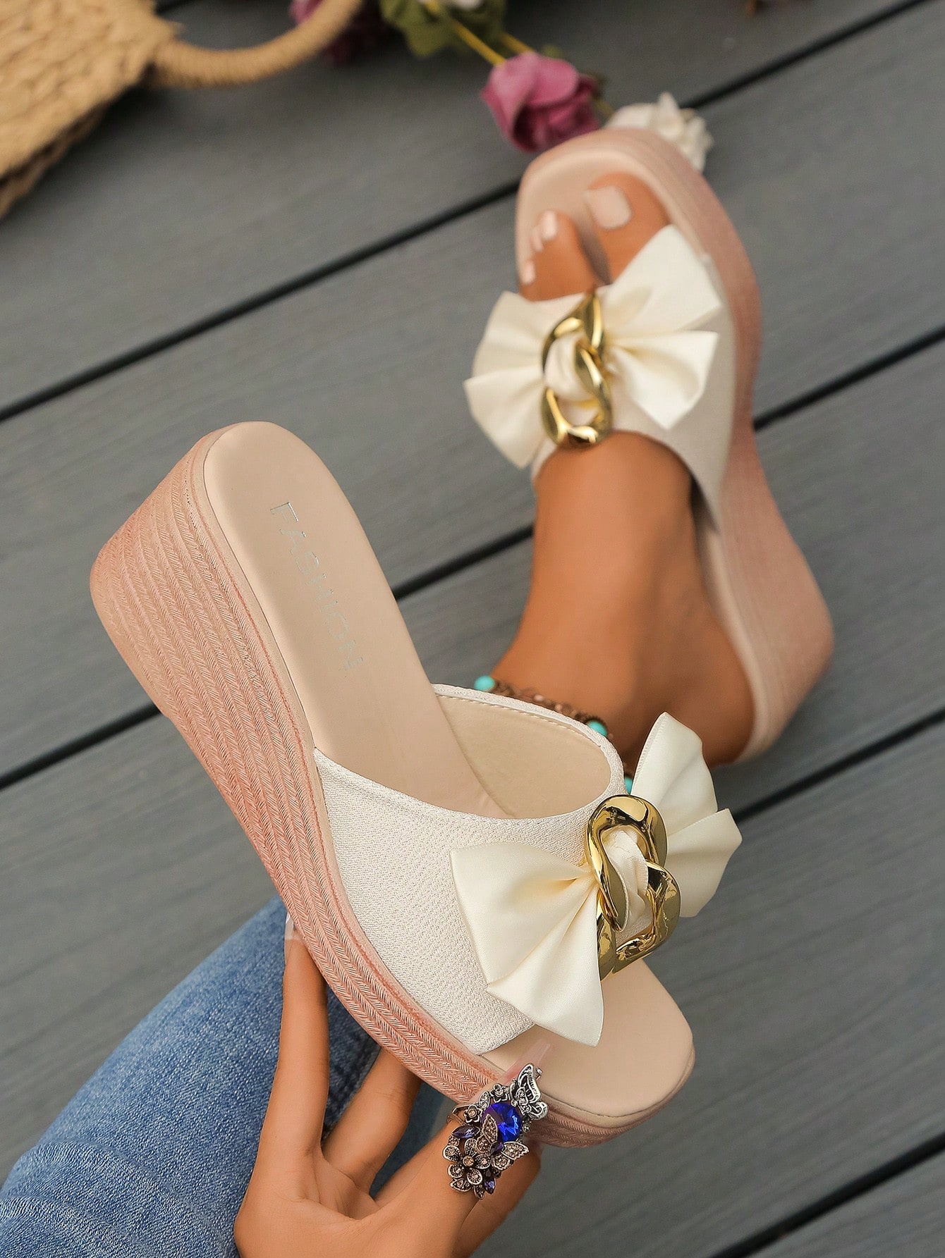 In White Women Wedges & Flatform