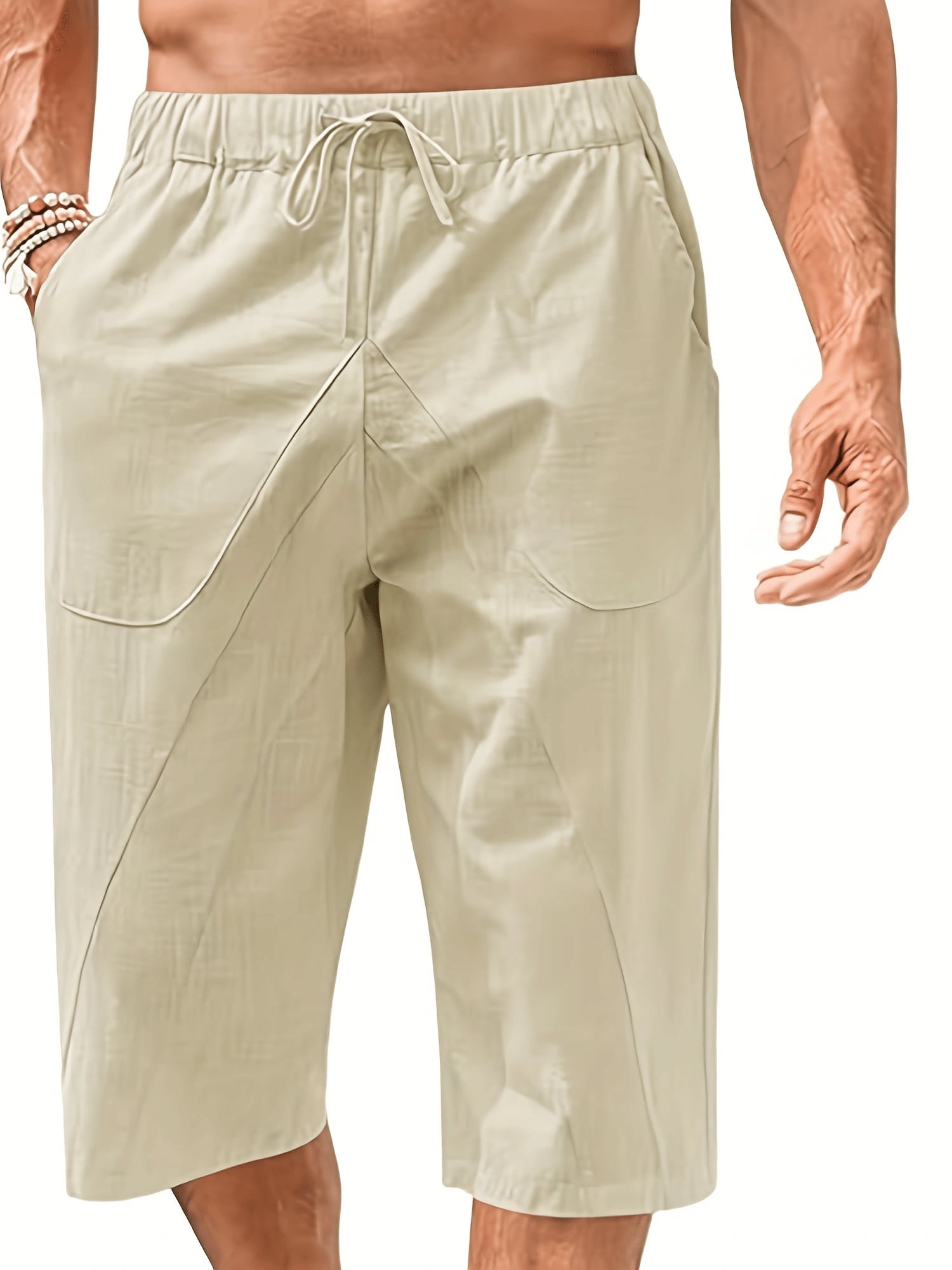 Men Linen Shorts