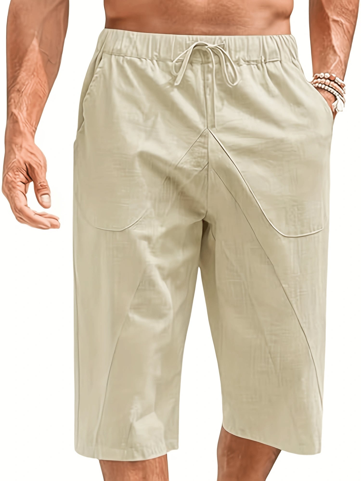 Men Linen Shorts