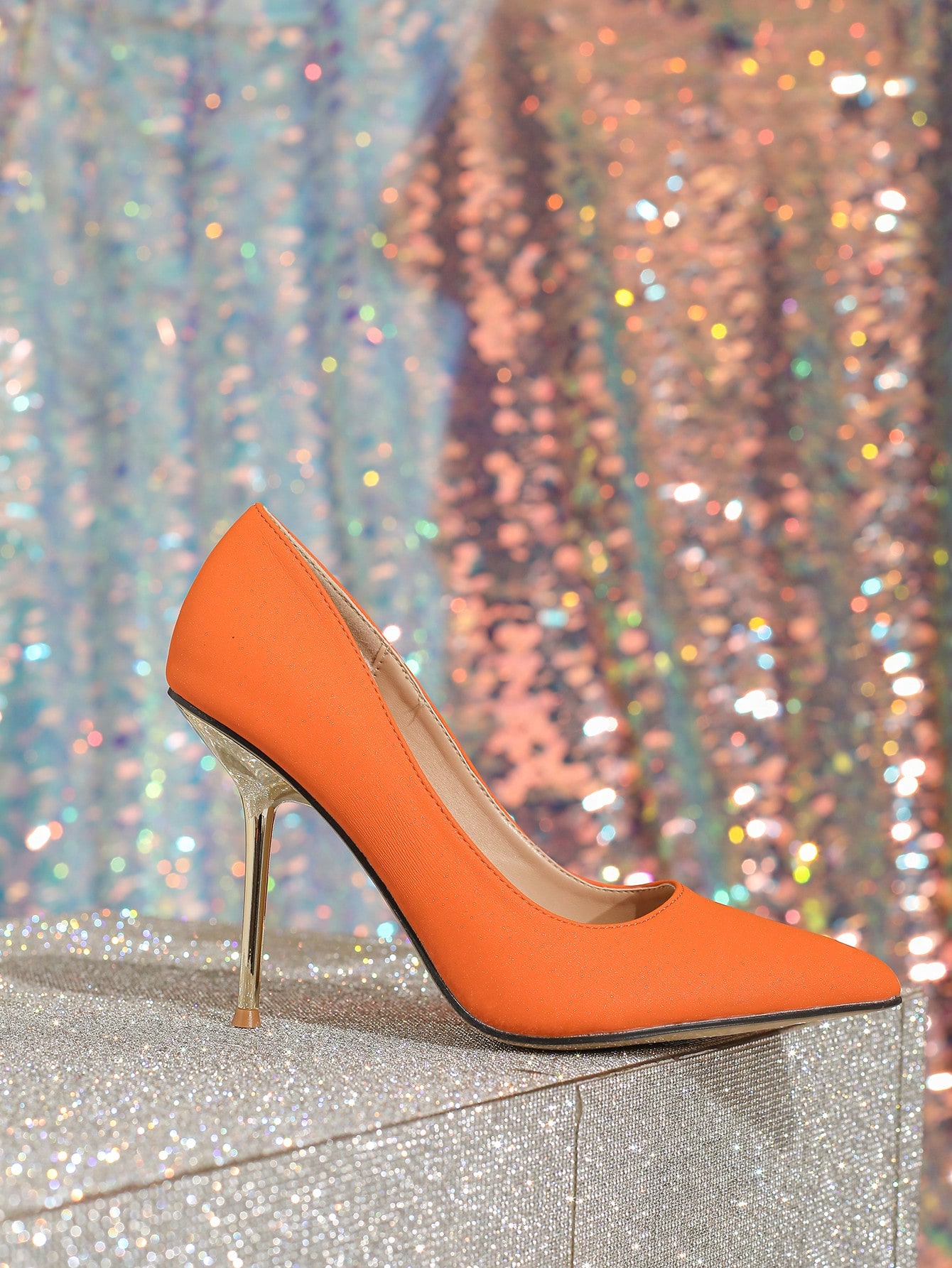 In Orange Women Pumps