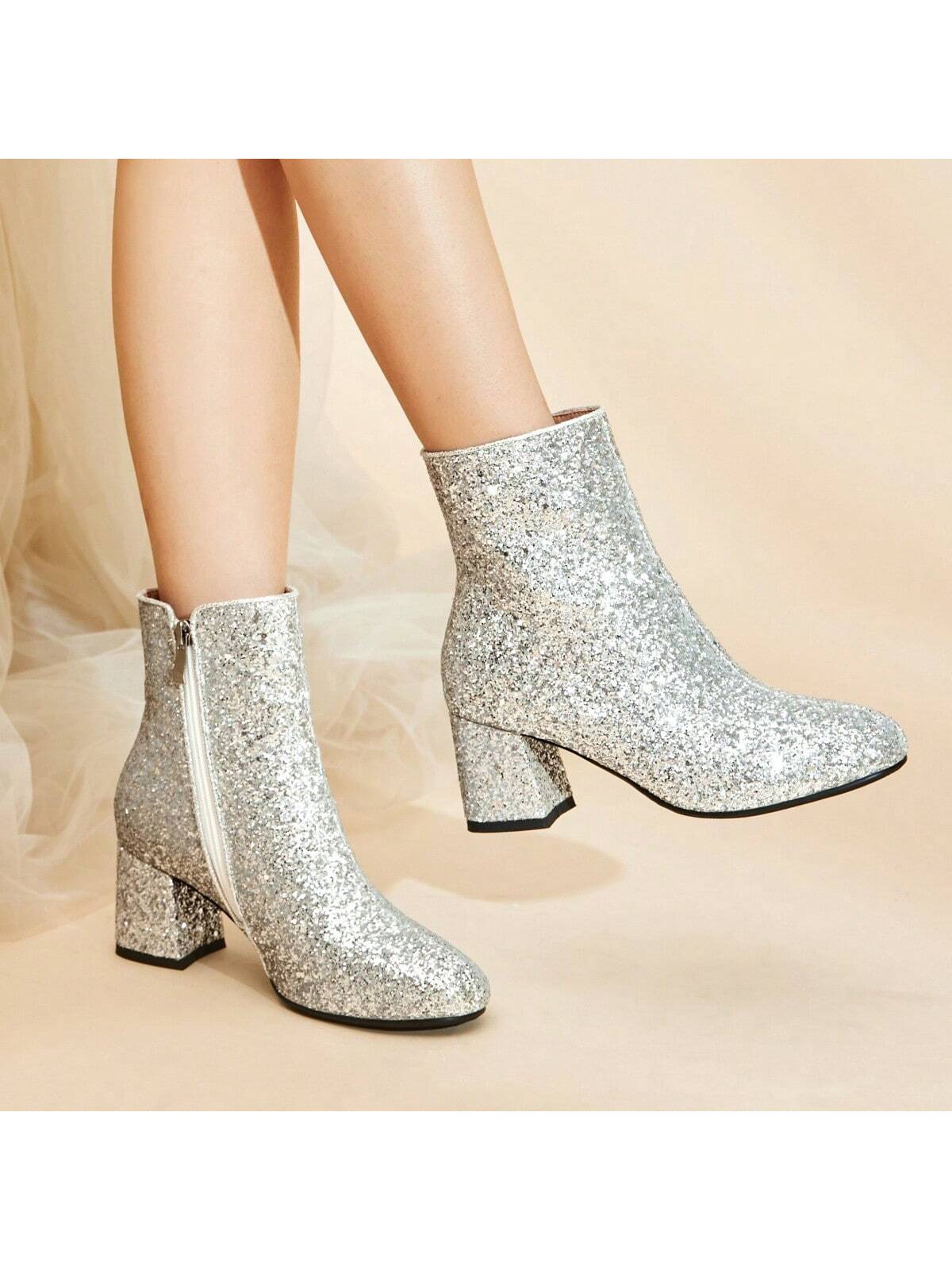 In Silver Women Ankle Boots & Booties