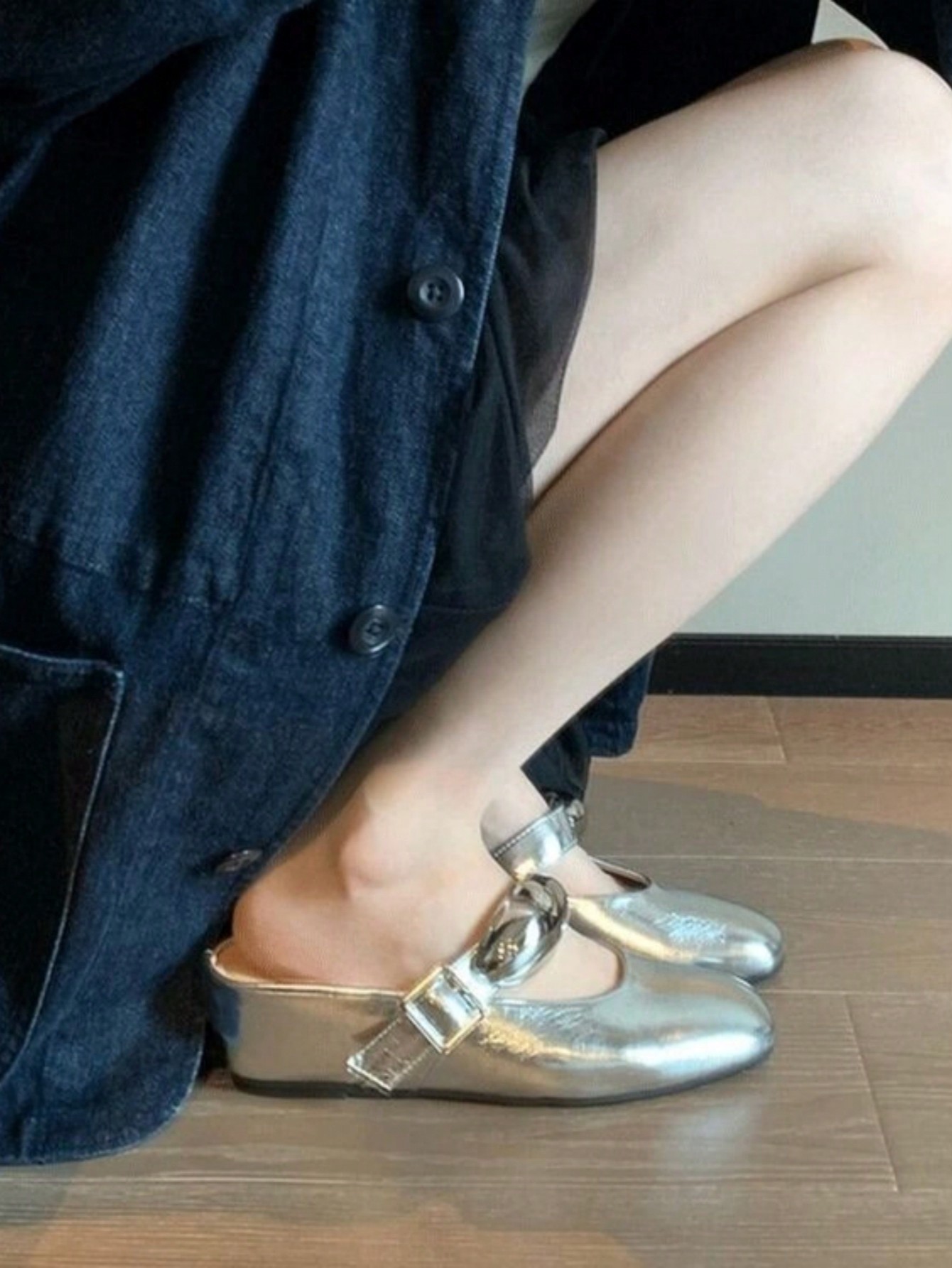 In Silver Women Wedges & Flatform