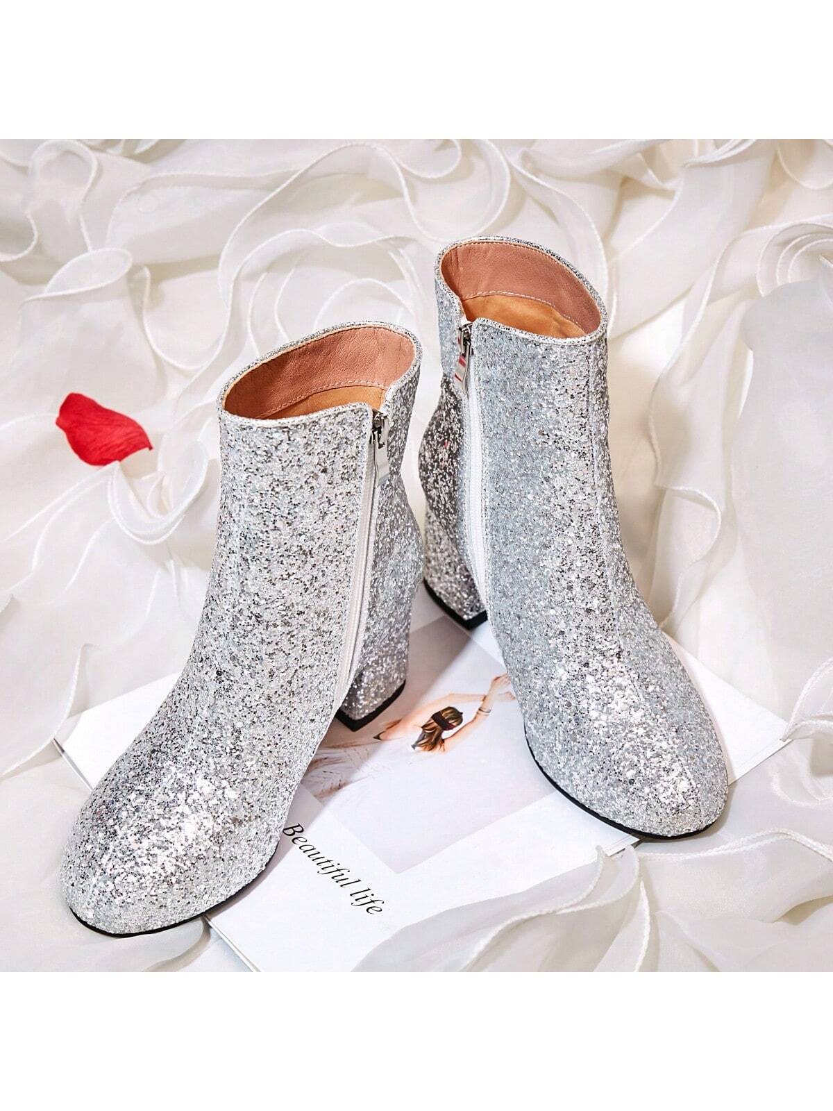 In Silver Women Ankle Boots & Booties