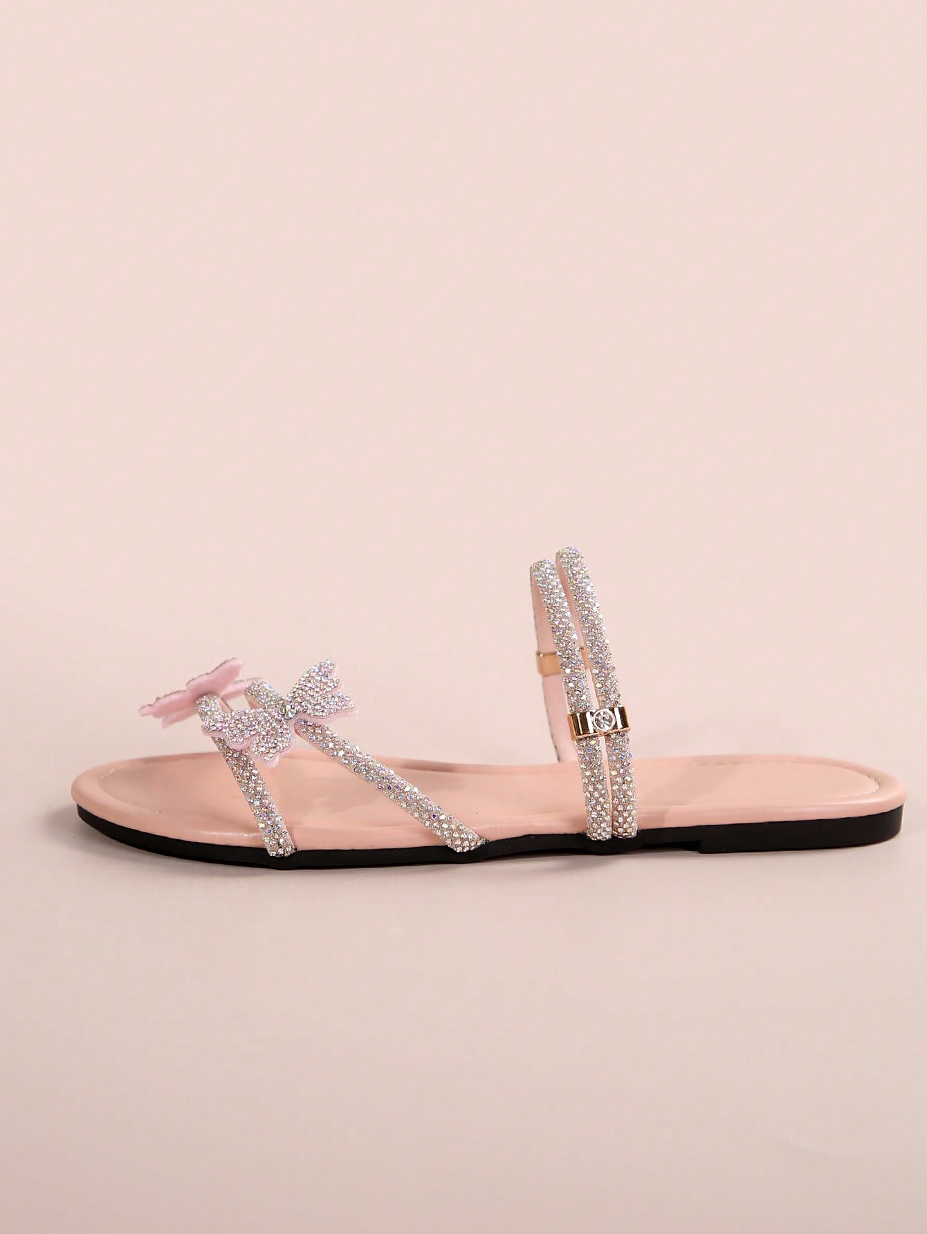 In Baby Pink Women Flat Sandals