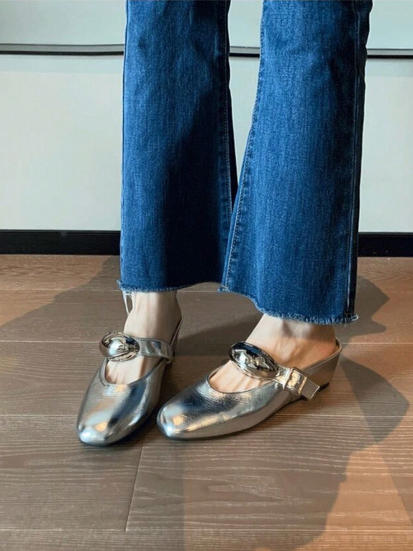 In Silver Women Wedges & Flatform