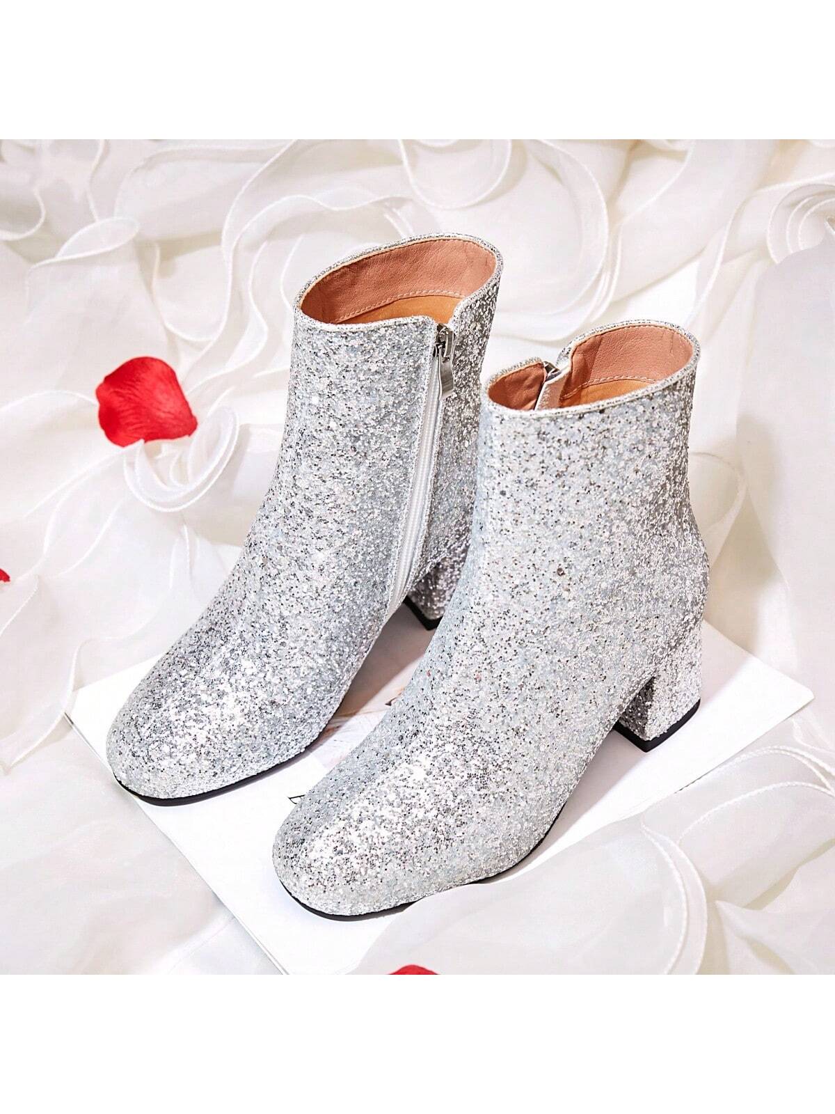 In Silver Women Ankle Boots & Booties