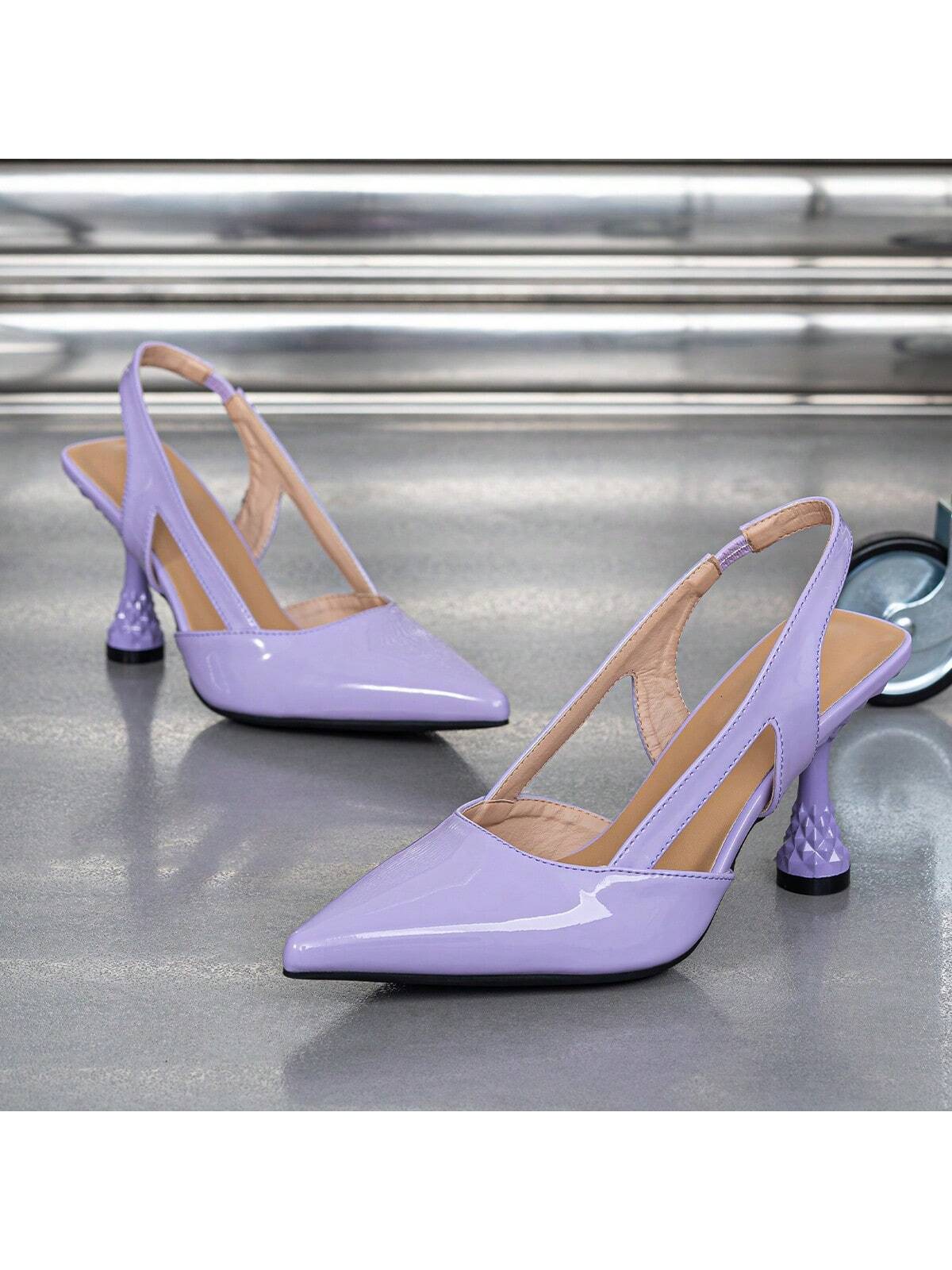 In Mauve Purple Women Shoes