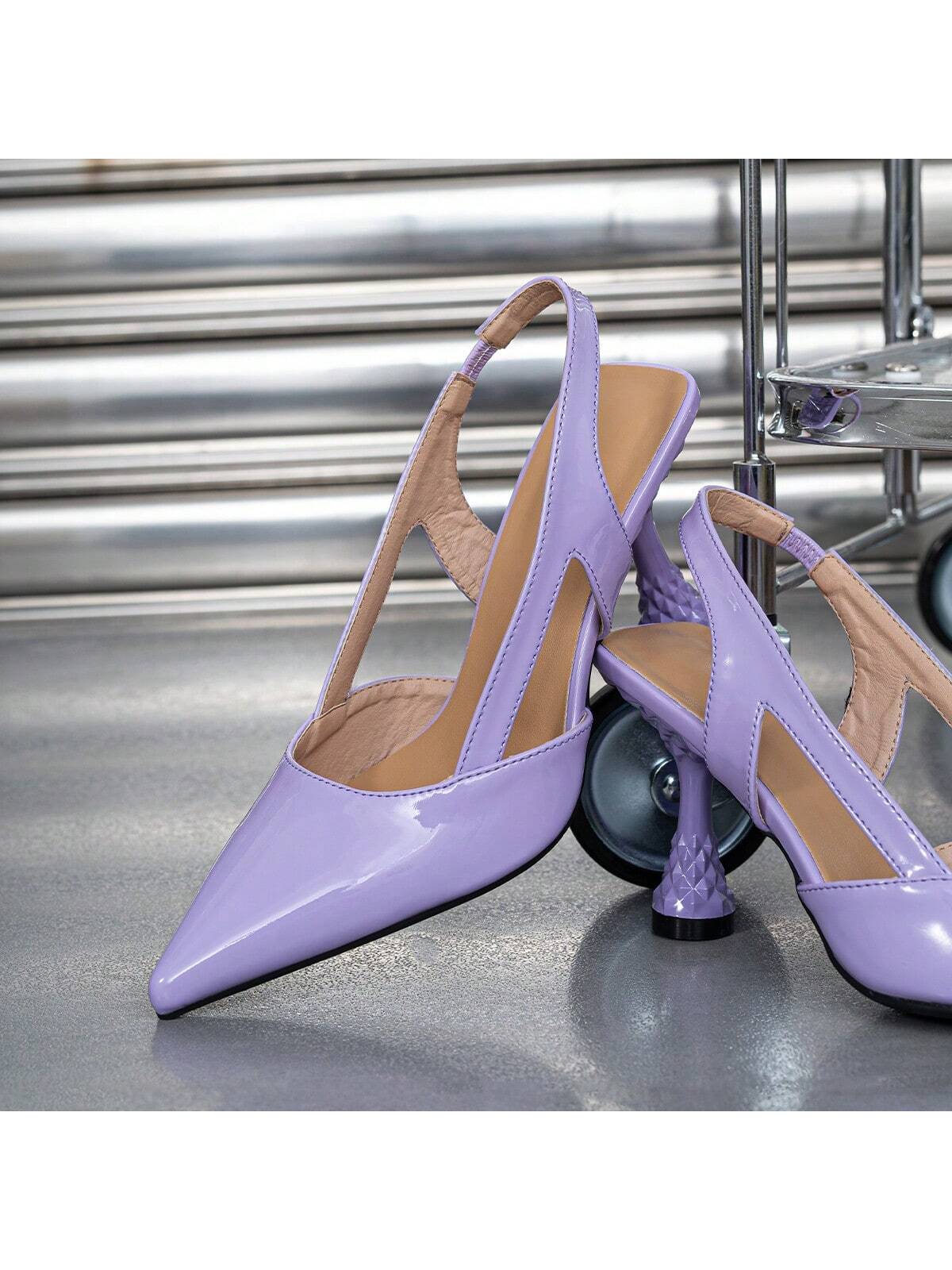 In Mauve Purple Women Shoes