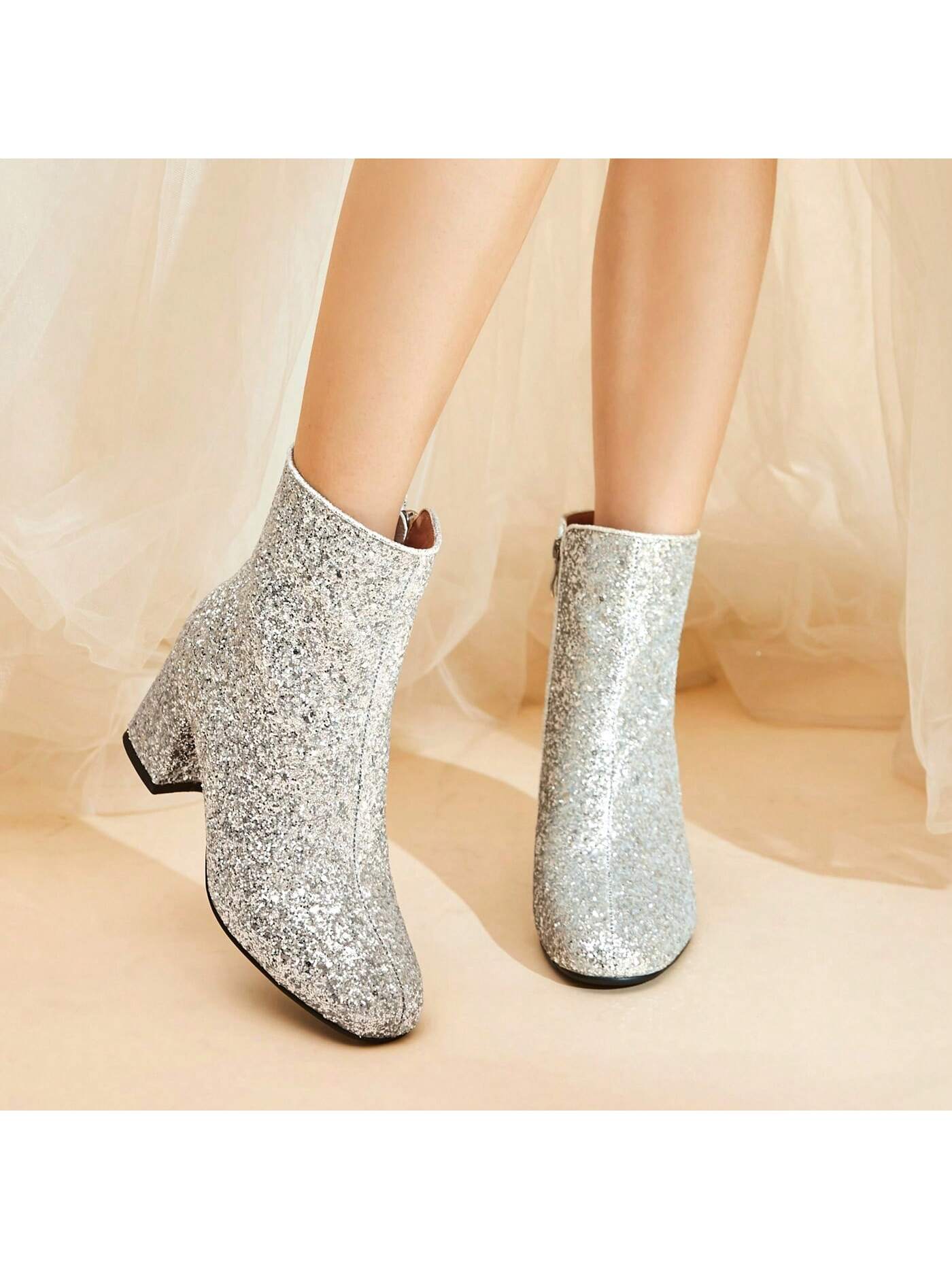 In Silver Women Ankle Boots & Booties