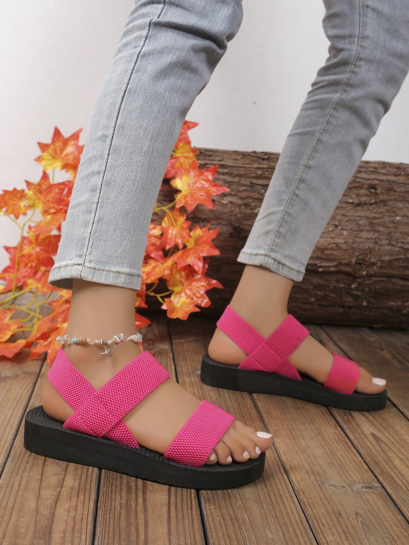 In Hot Pink Women Platforms & Wedge Sandals