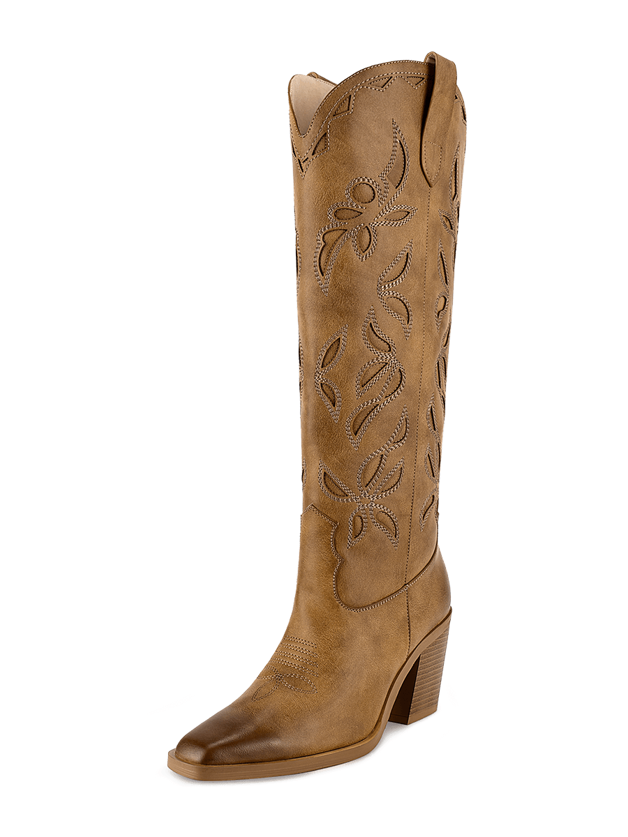 In Brown Women Knee-High Boots