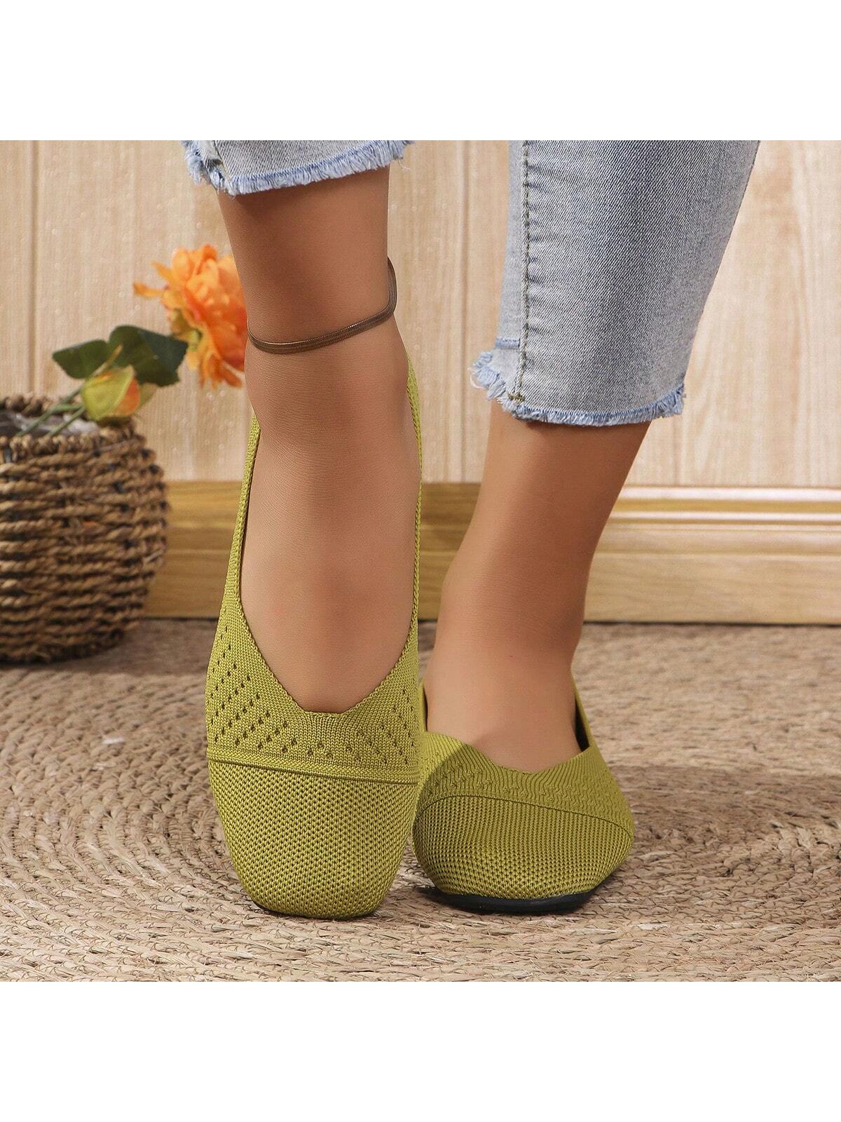 In Olive Green Women Shoes