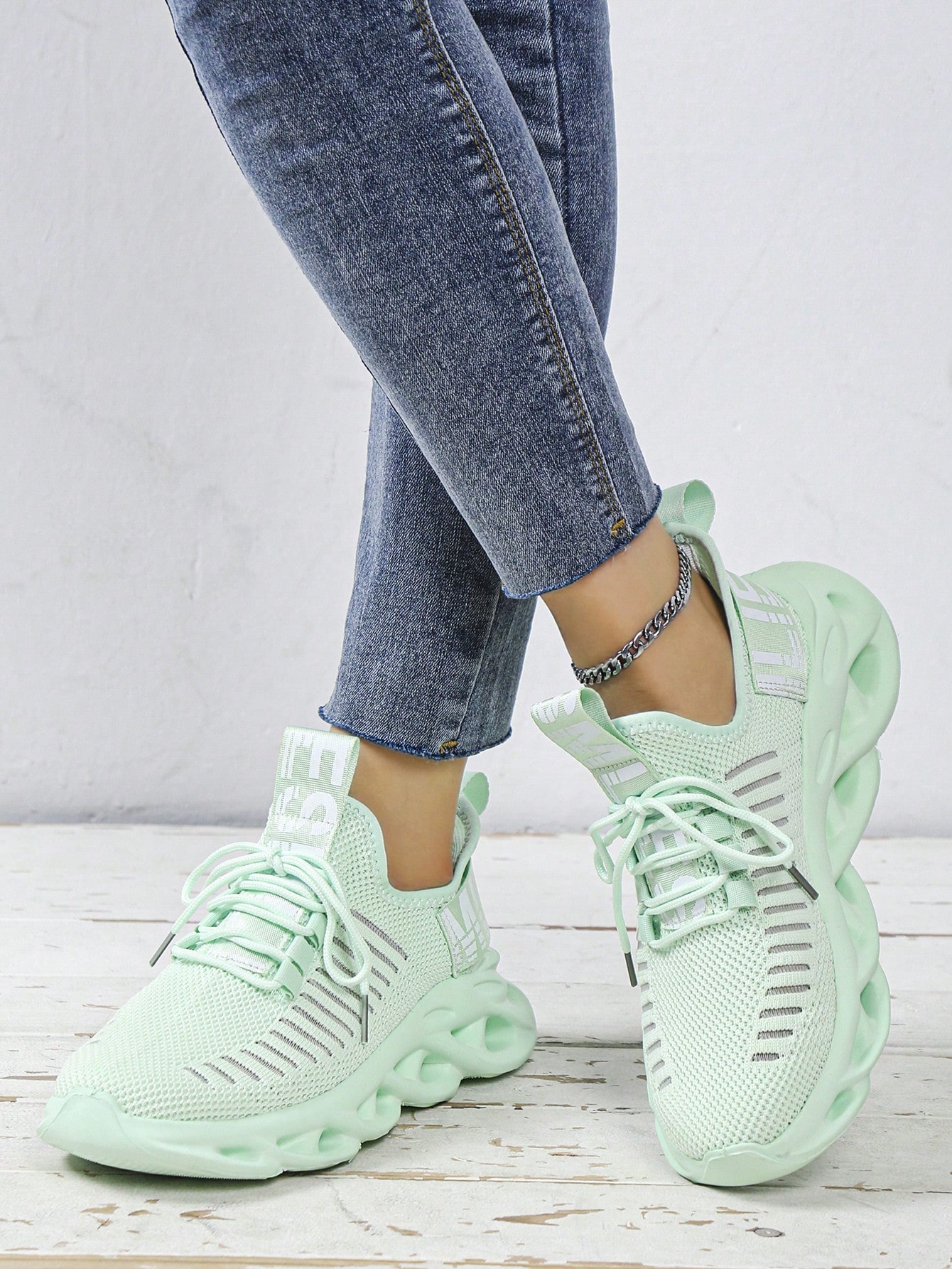 In Mint Green Women Shoes