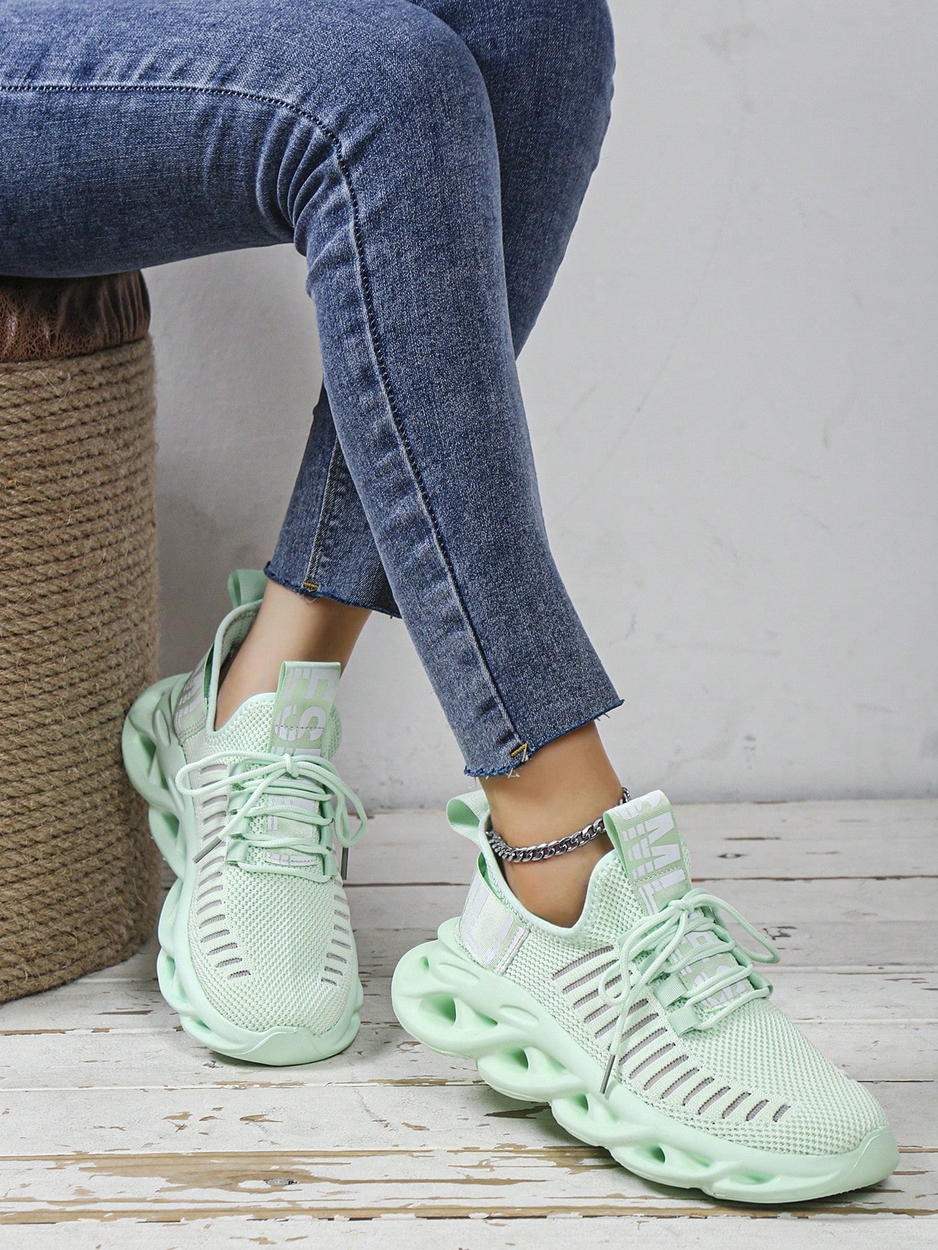 In Mint Green Women Shoes