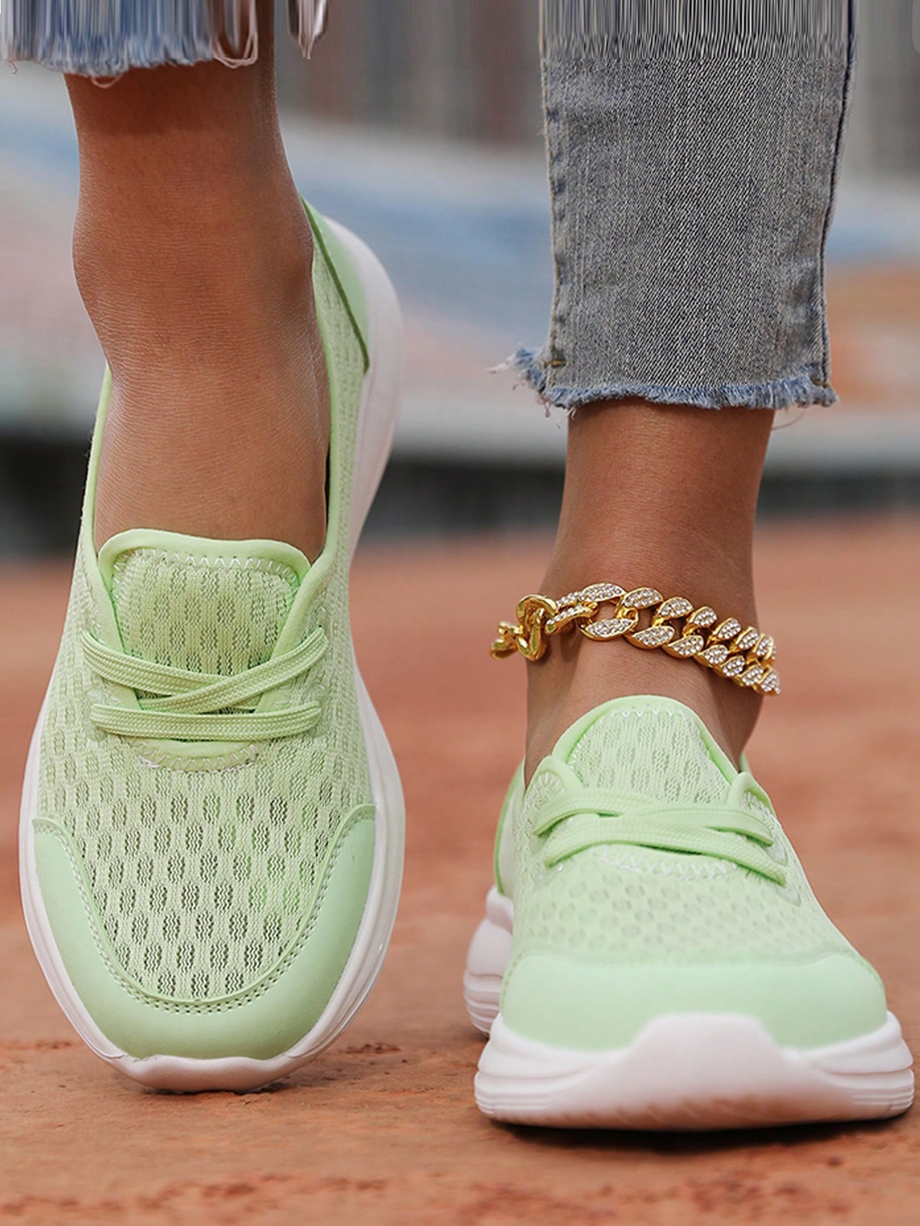 In Mint Green Women Shoes