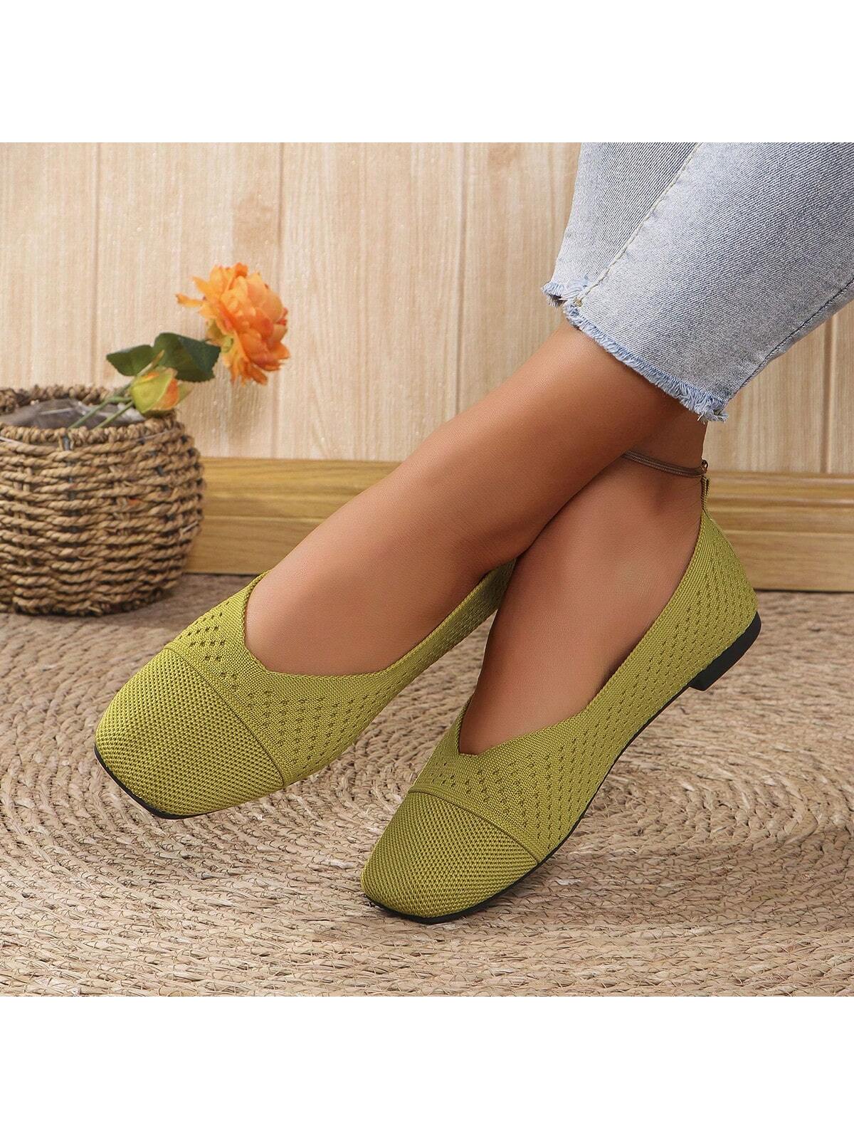 In Olive Green Women Shoes