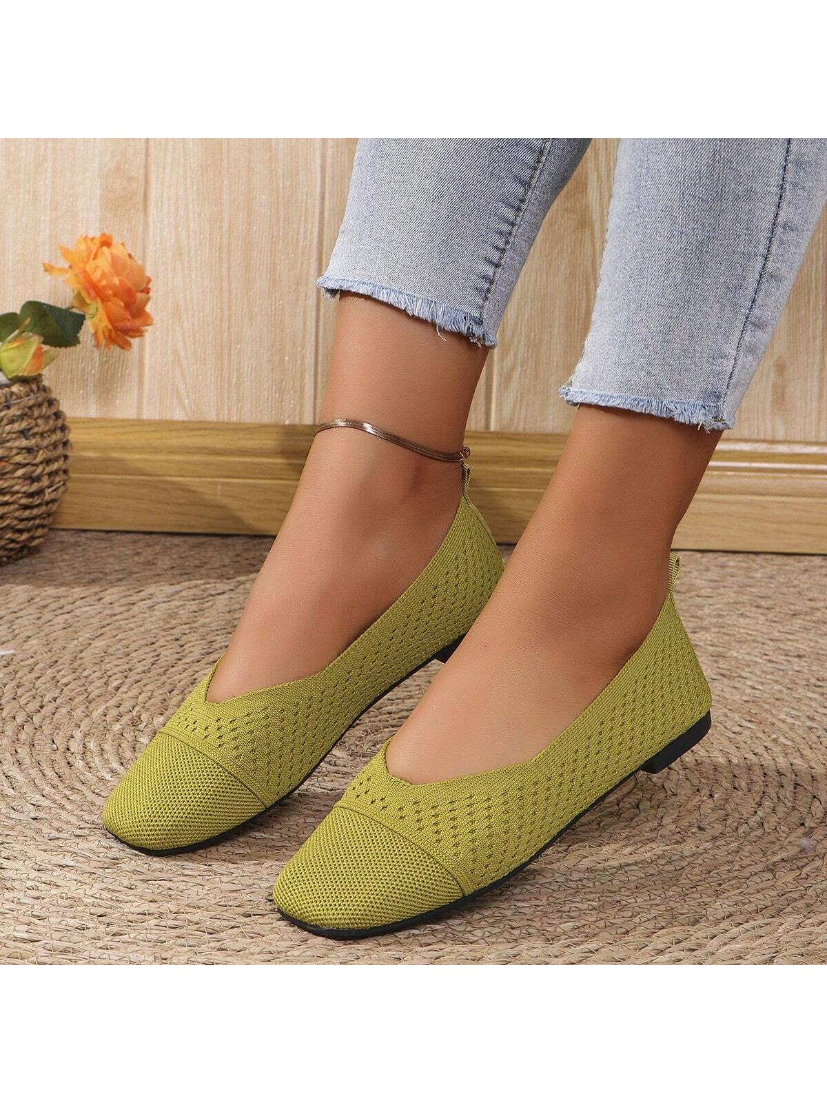 In Olive Green Women Shoes