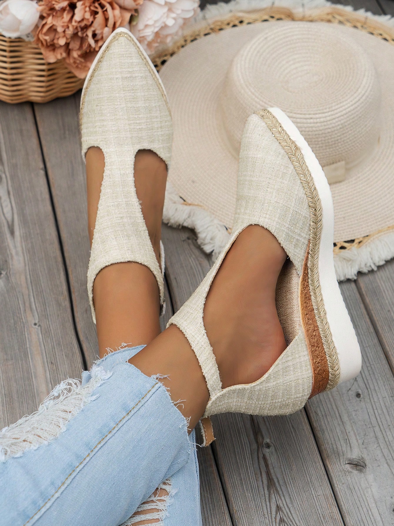 In White Women Wedges & Flatform