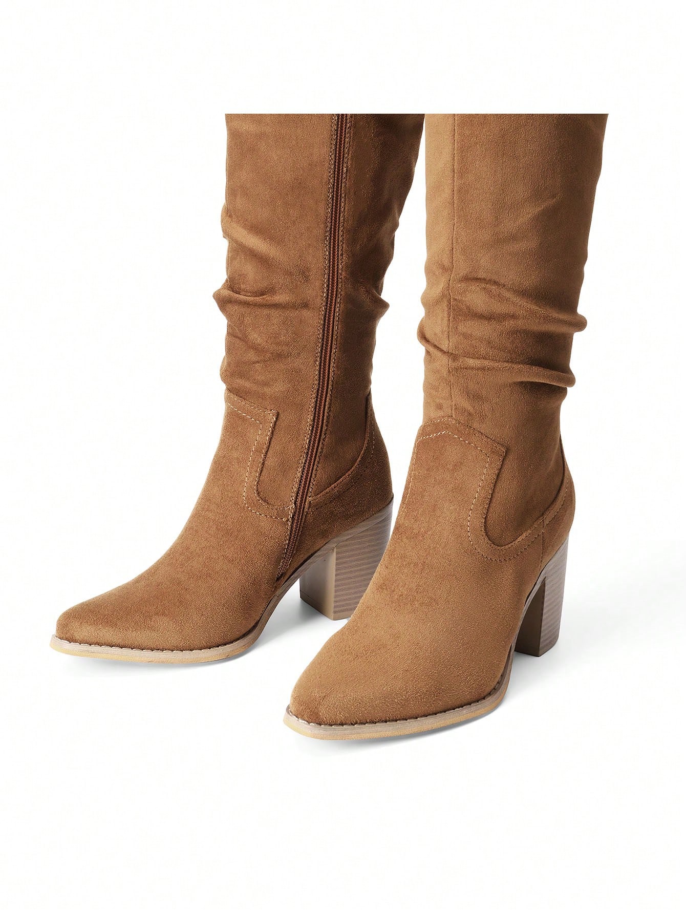 In Camel Women Fashion Boots