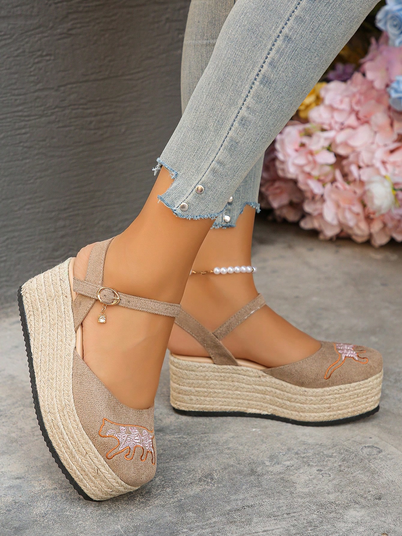 In Khaki Women Wedges & Flatform